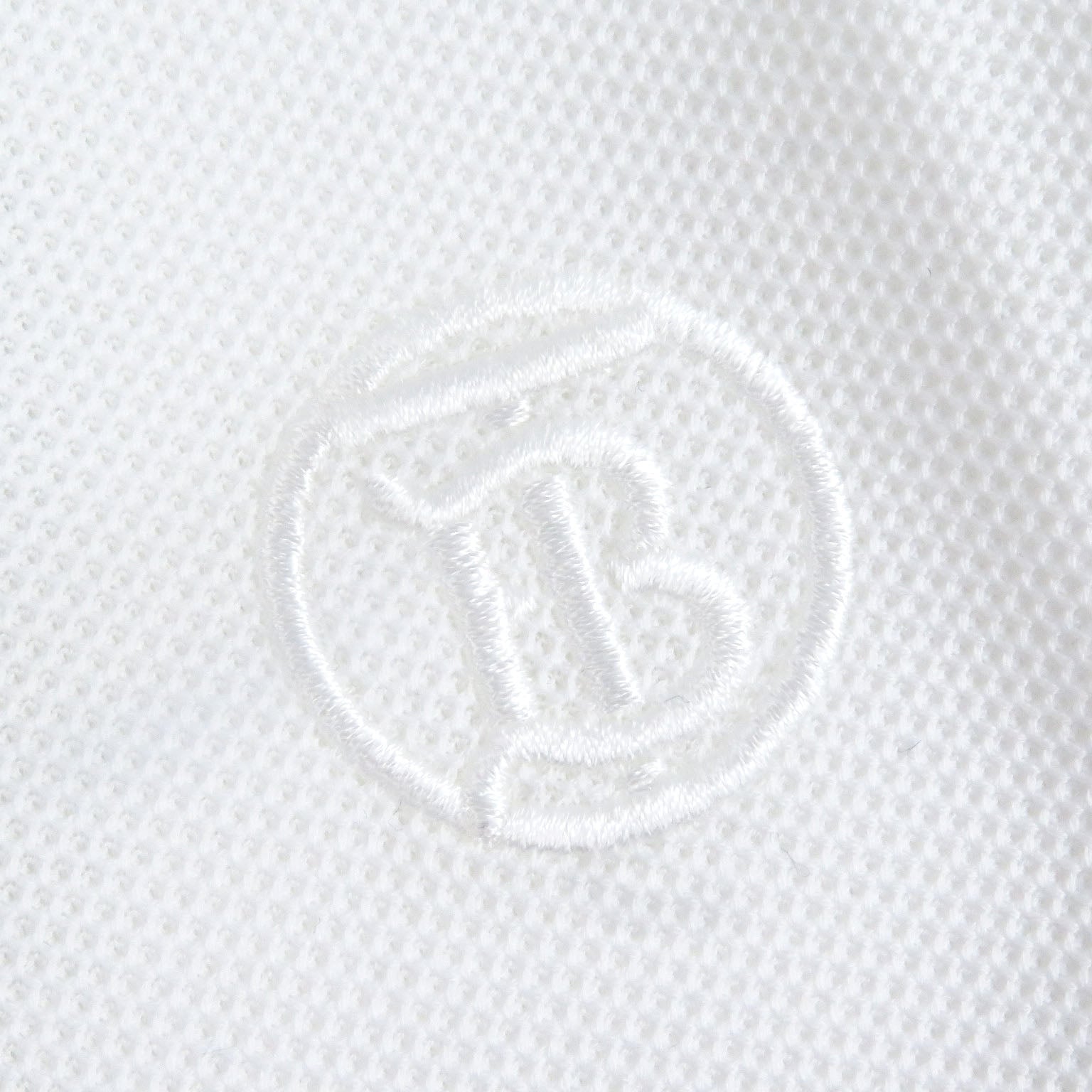バーバリー TB ロゴ 刺繍 コットン ポロシャツ