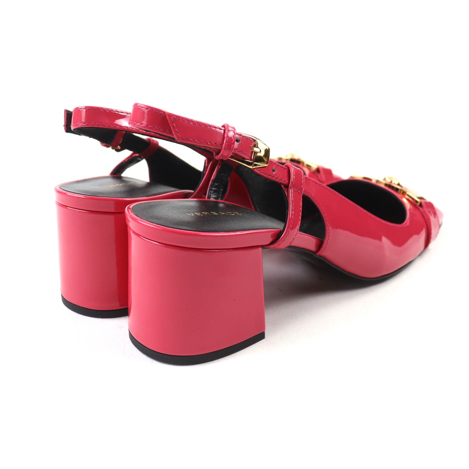 ヴェルサーチ パテント レザー パンプス