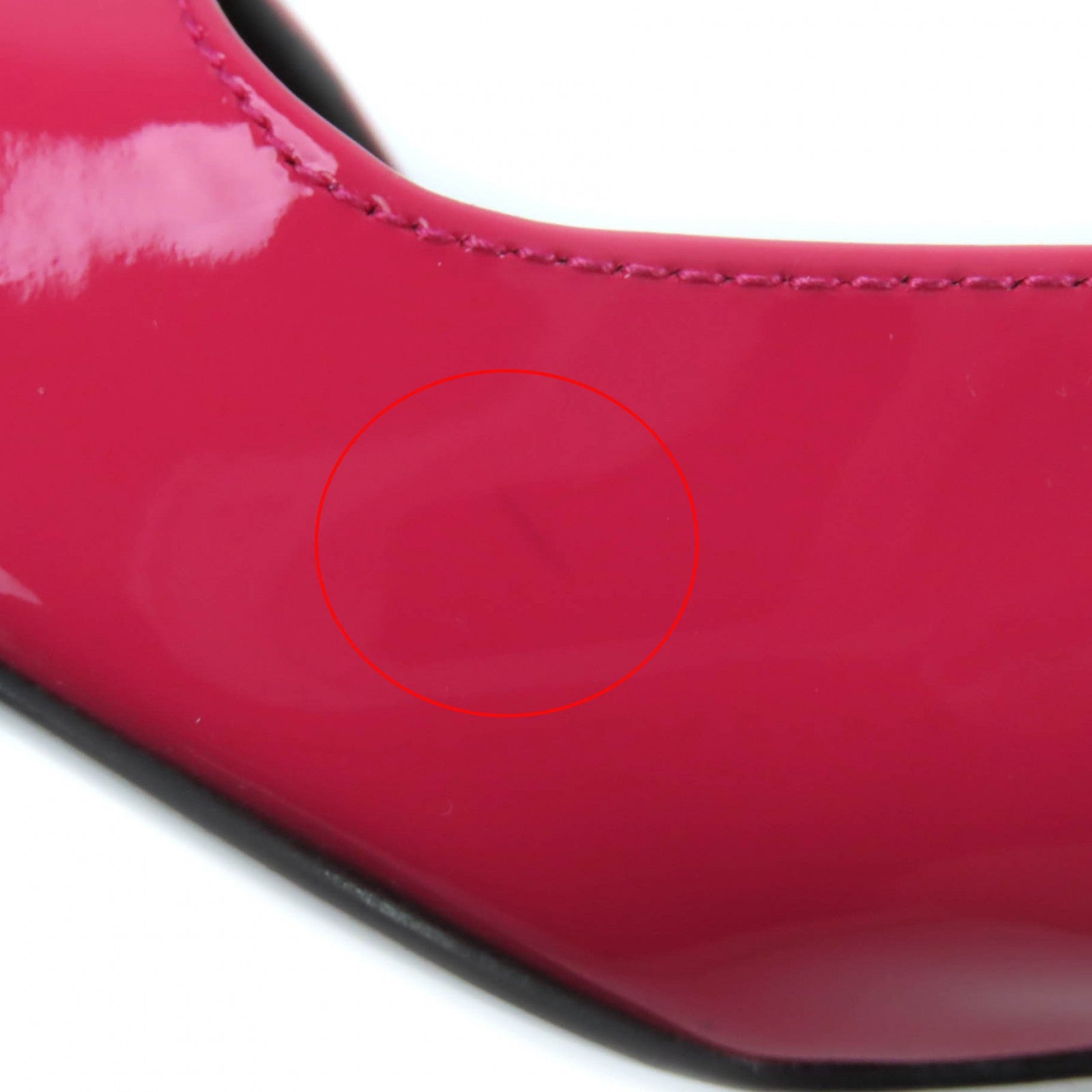 ヴェルサーチ パテント レザー パンプス