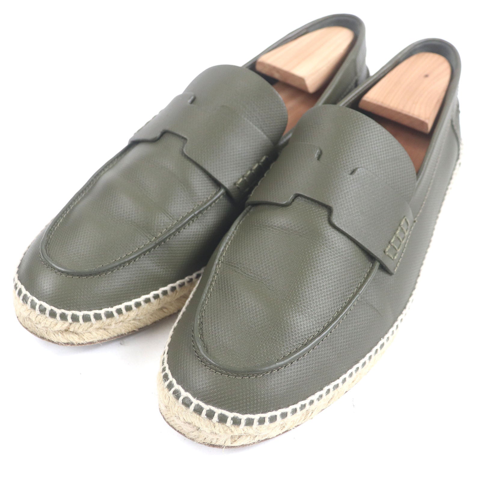 エルメス モカシン トリップH レザー エスパドリーユ