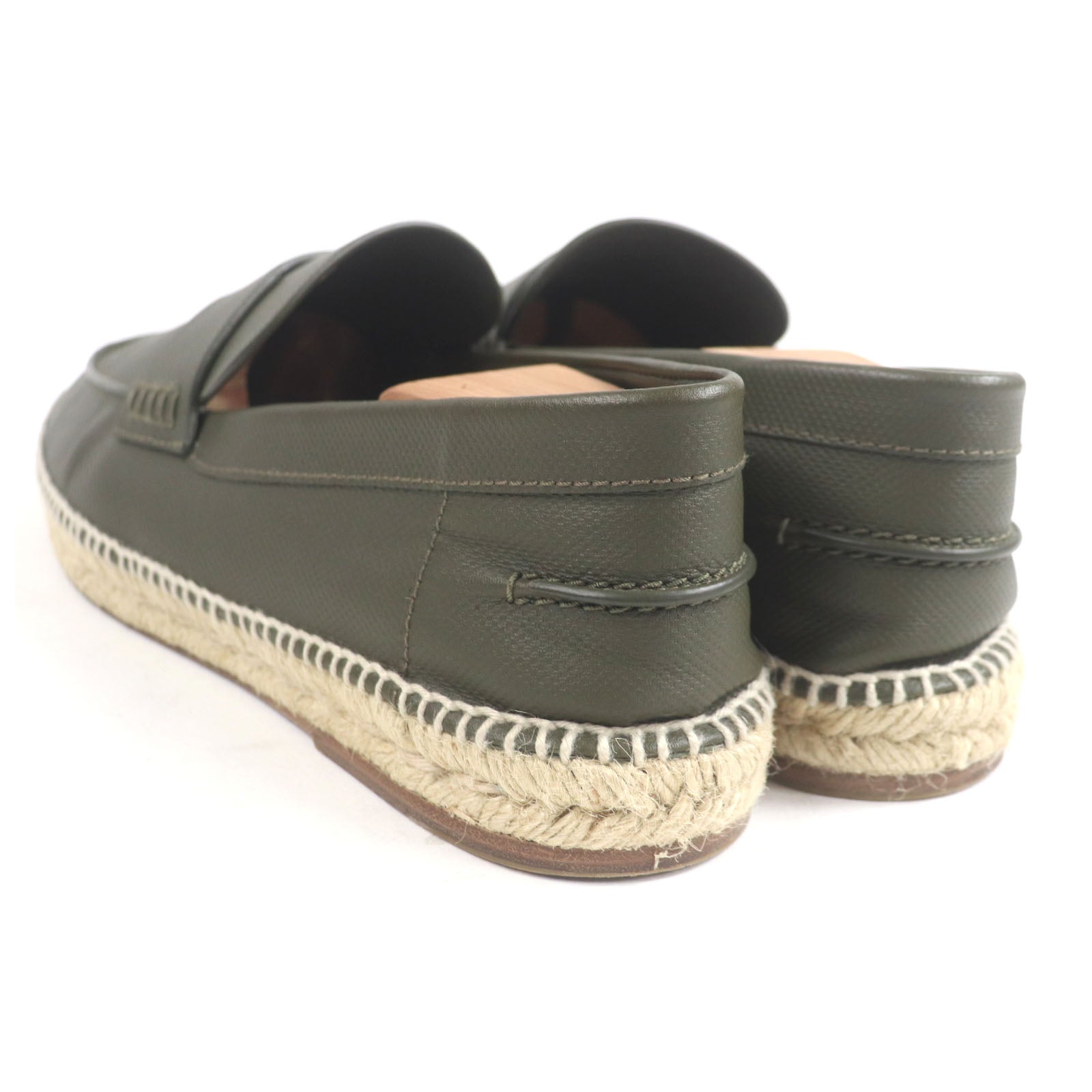 エルメス モカシン トリップH レザー エスパドリーユ