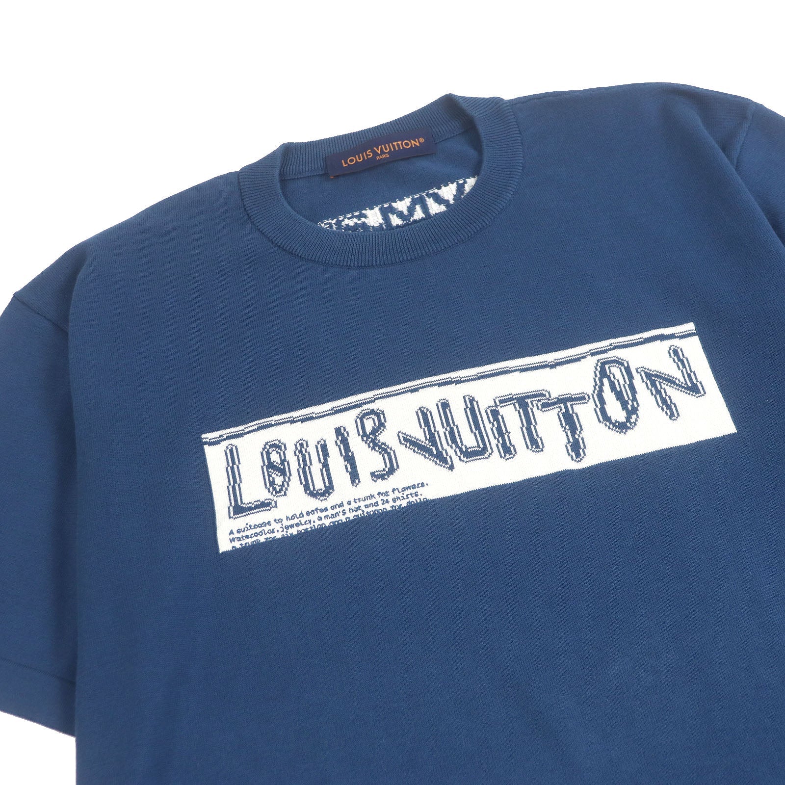 ルイヴィトン ニット 半袖 Tシャツ コットン トップ