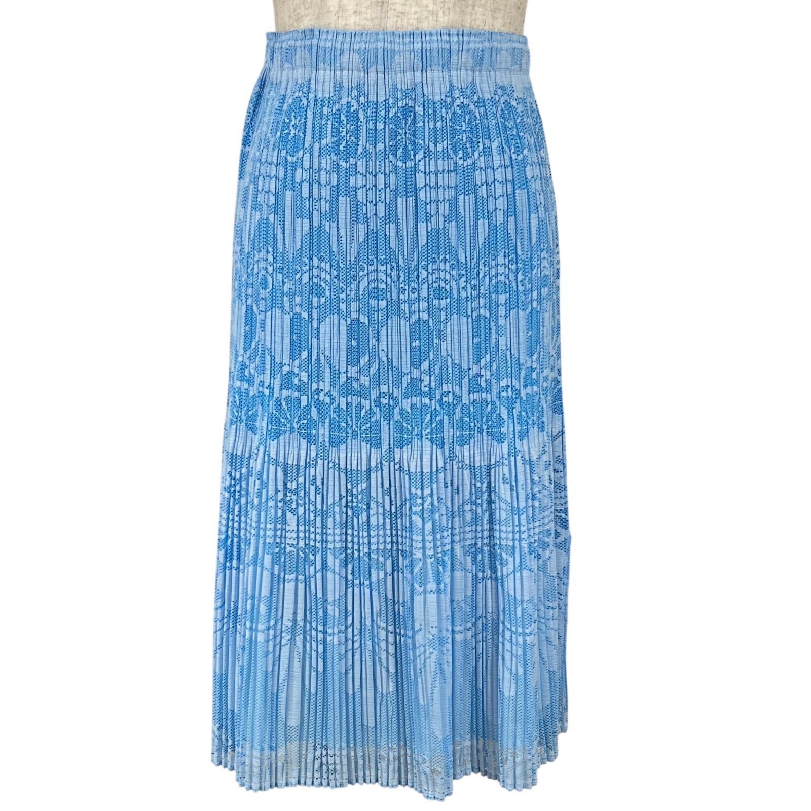 プリーツ プリーズ ポリエステル スカート