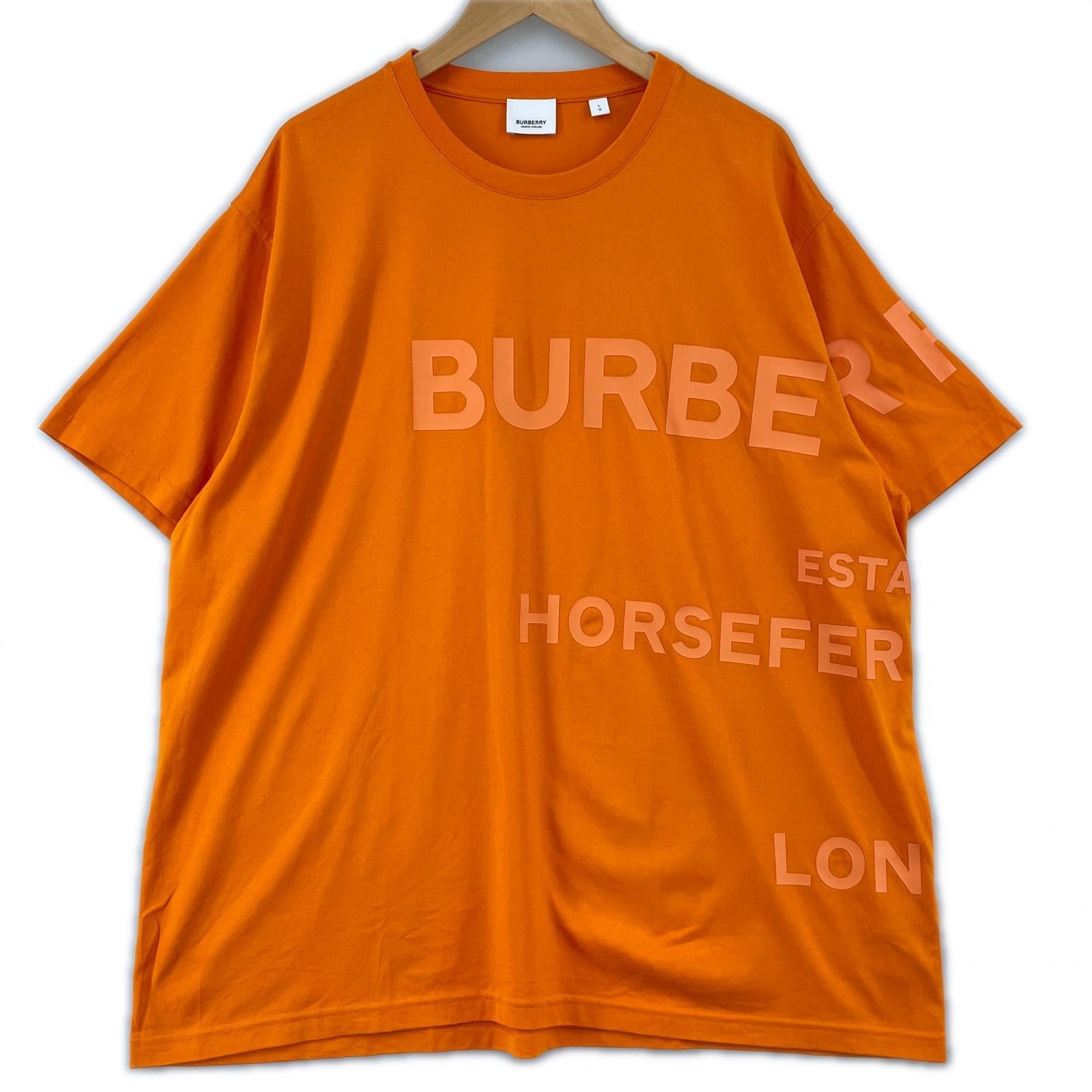 バーバリー ホースフェリープリント コットンTシャツ