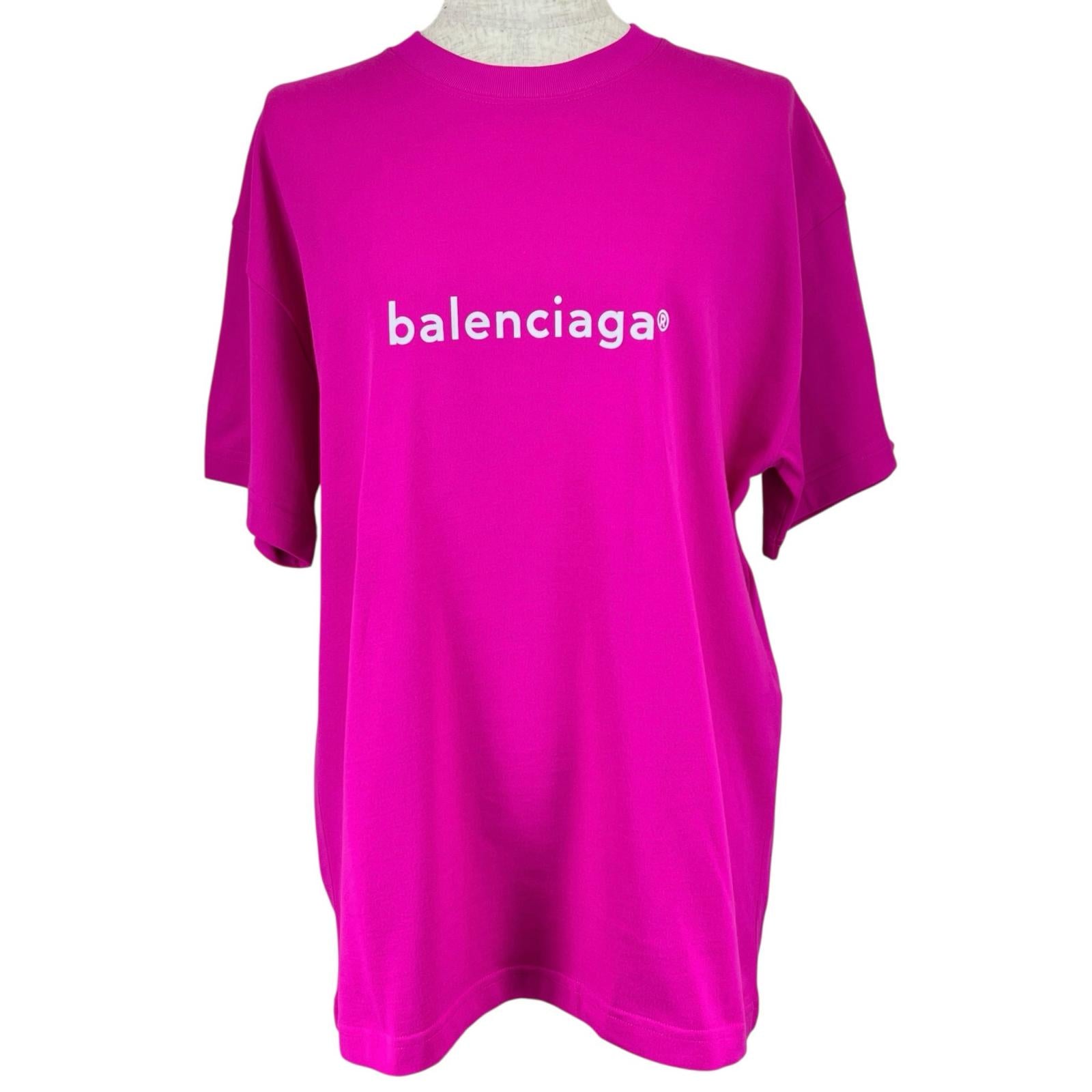 バレンシアガ コットン Tシャツ