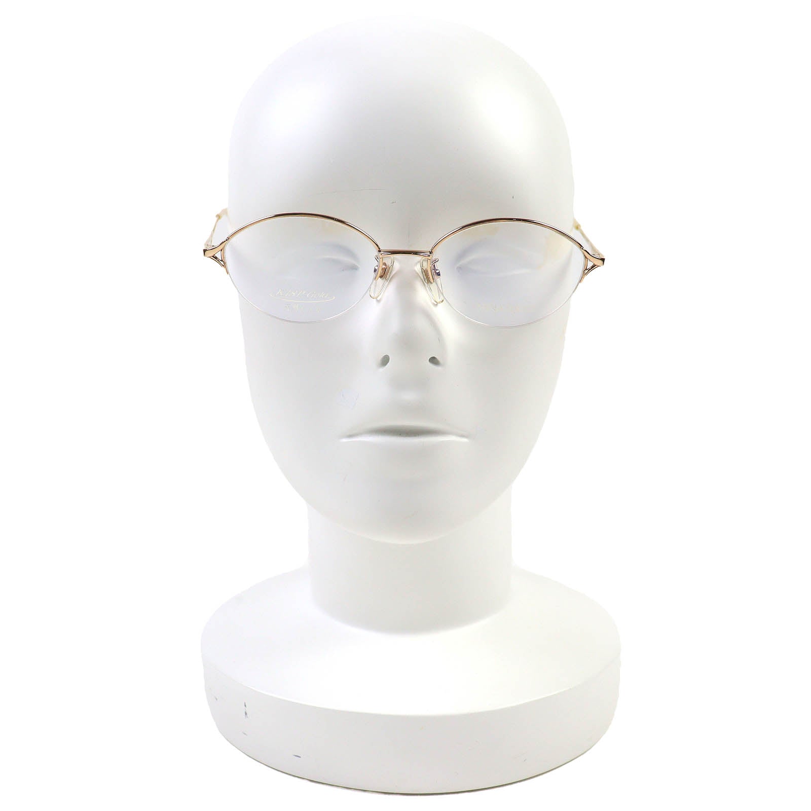 ニナ リッチ Au750 ハーフリム メガネ