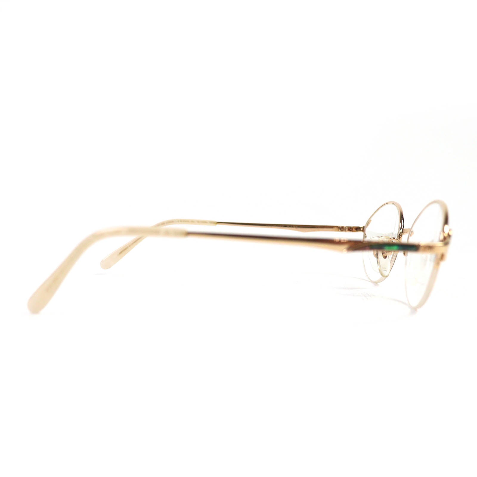 ニナ リッチ Au750 ハーフリム メガネ