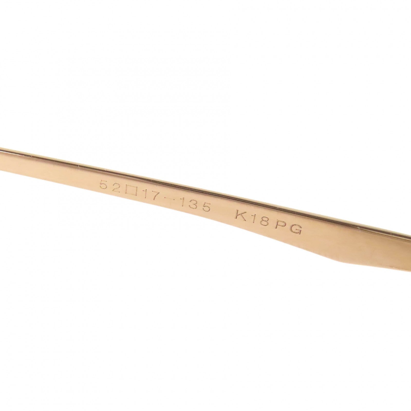 ニナ リッチ Au750 ハーフリム メガネ