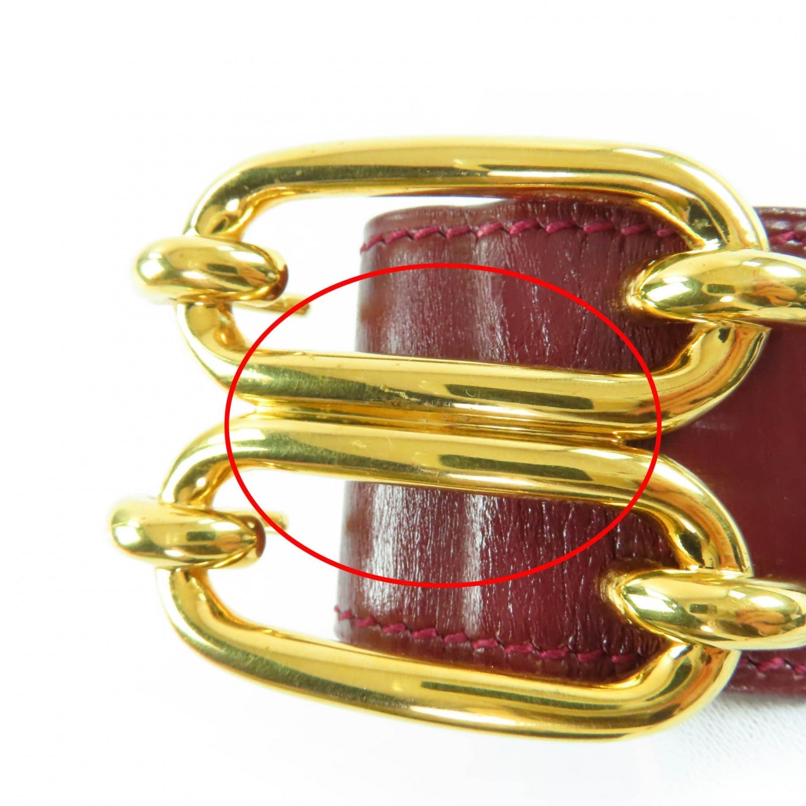 エルメス シェーヌ ダンクル レザー ベルト