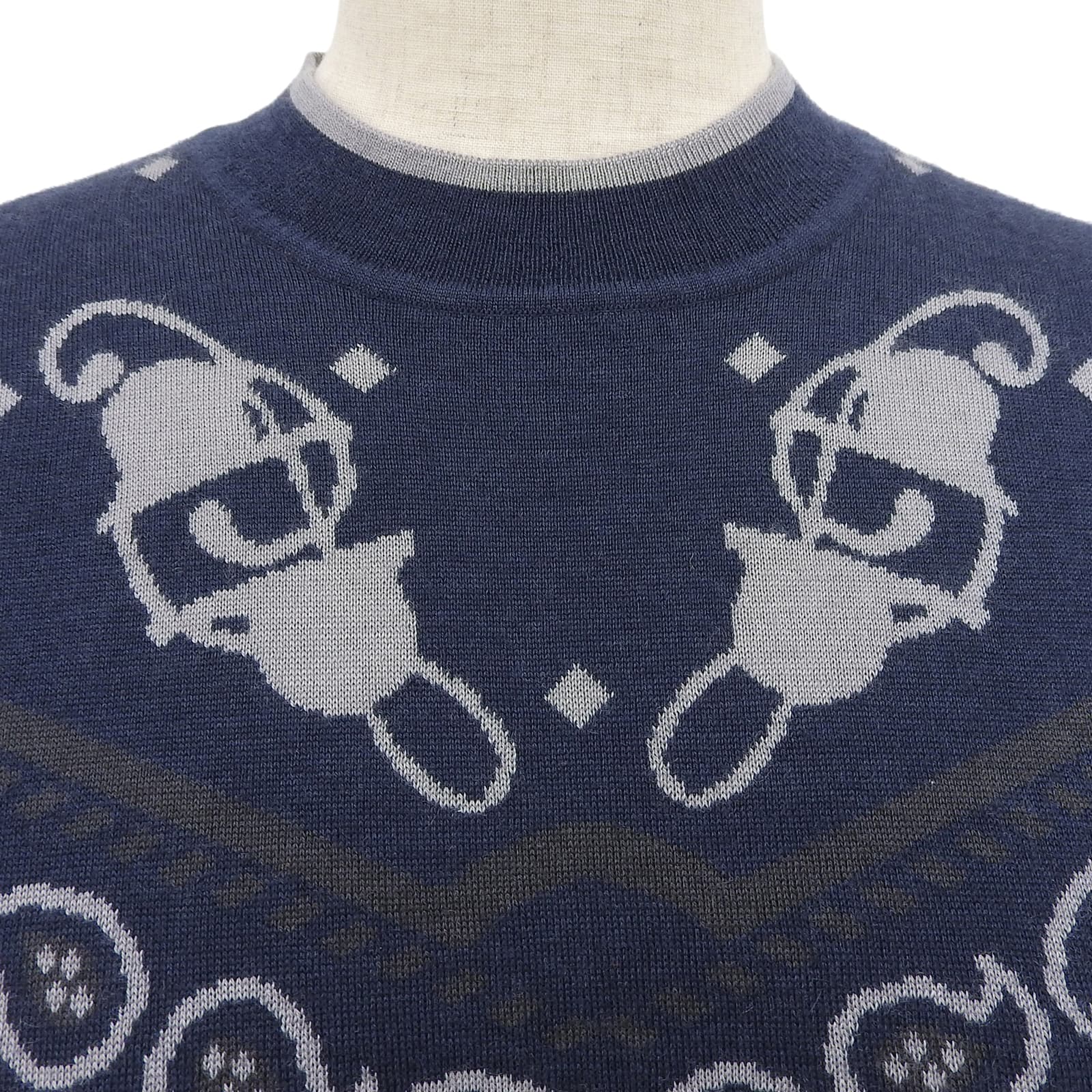 エルメス Harness of the court カシミヤニットトップス36
