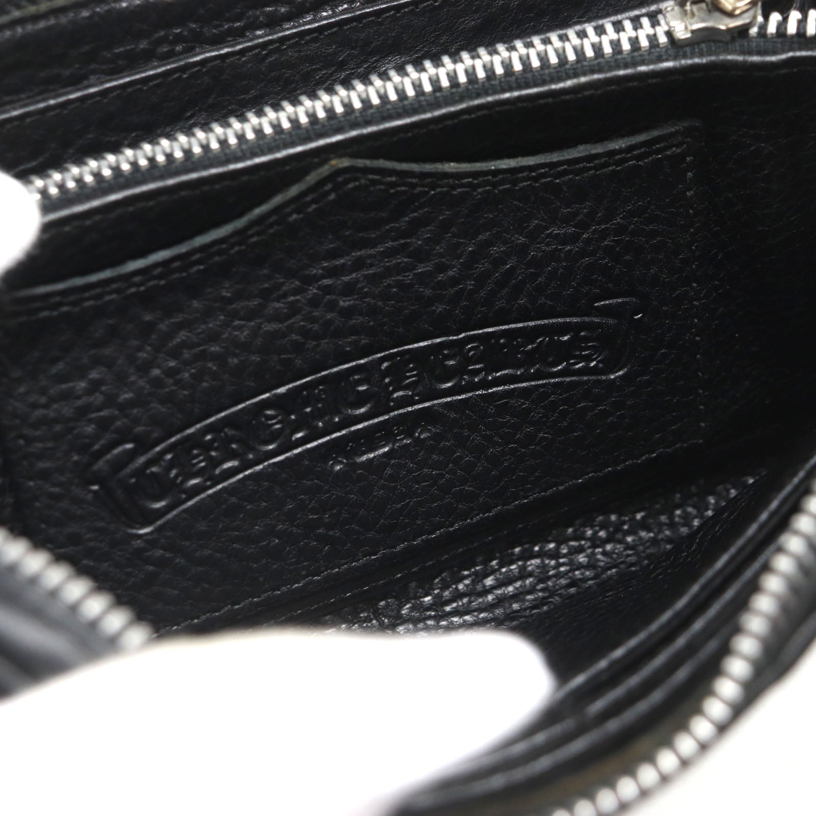 クロムハーツ REG F ZIP レザー長財布