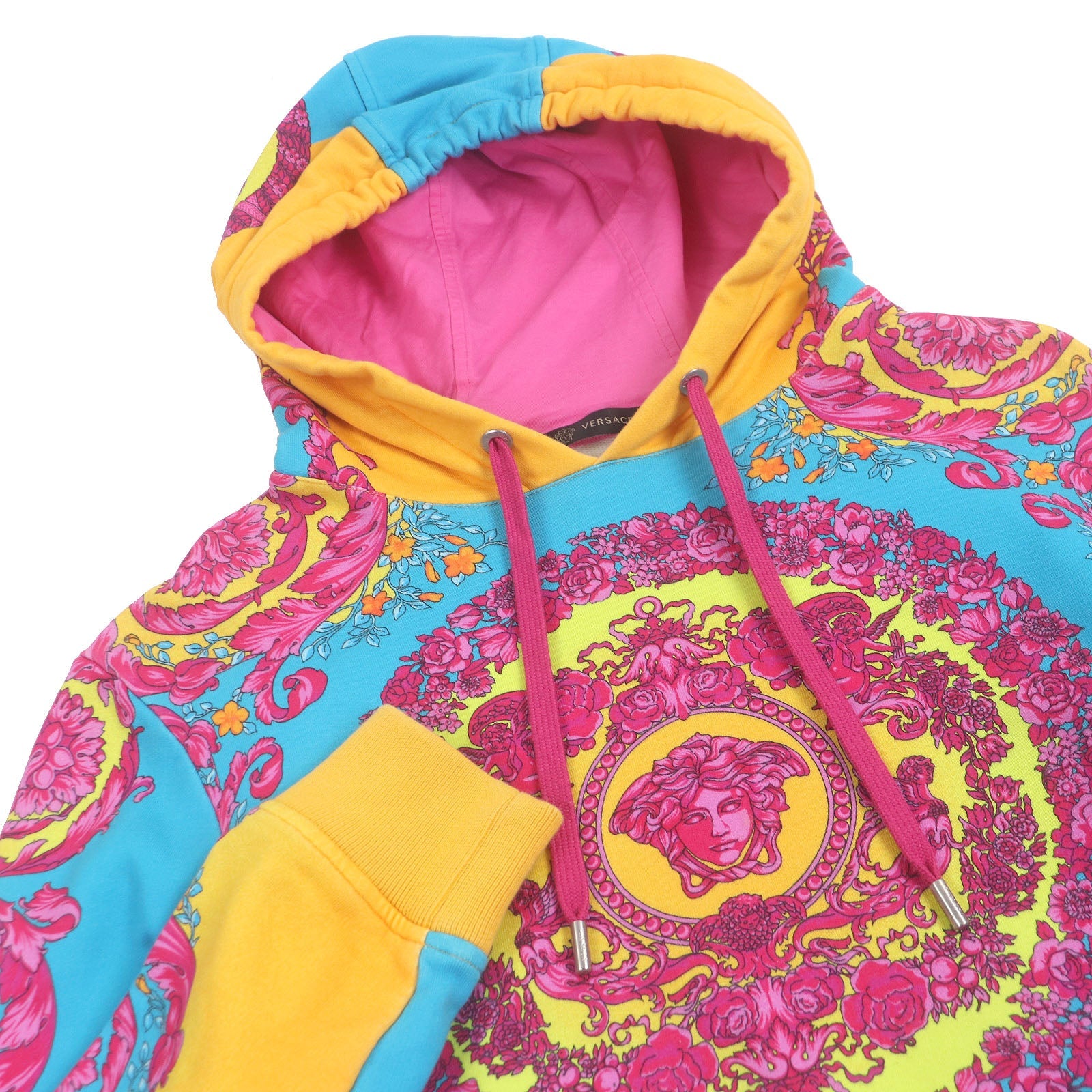 ヴェルサーチ メデューサ バロック プリント フーディ