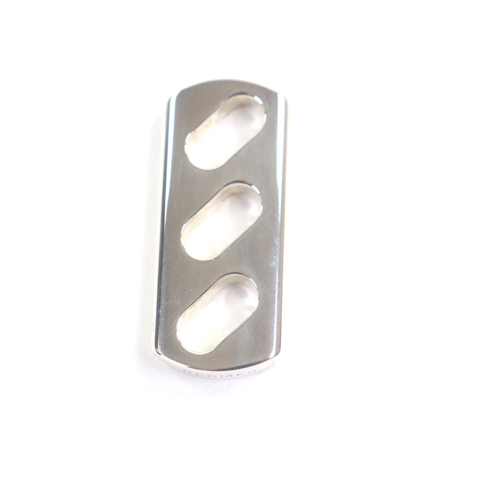 エルメス AG925 レザー キーリング