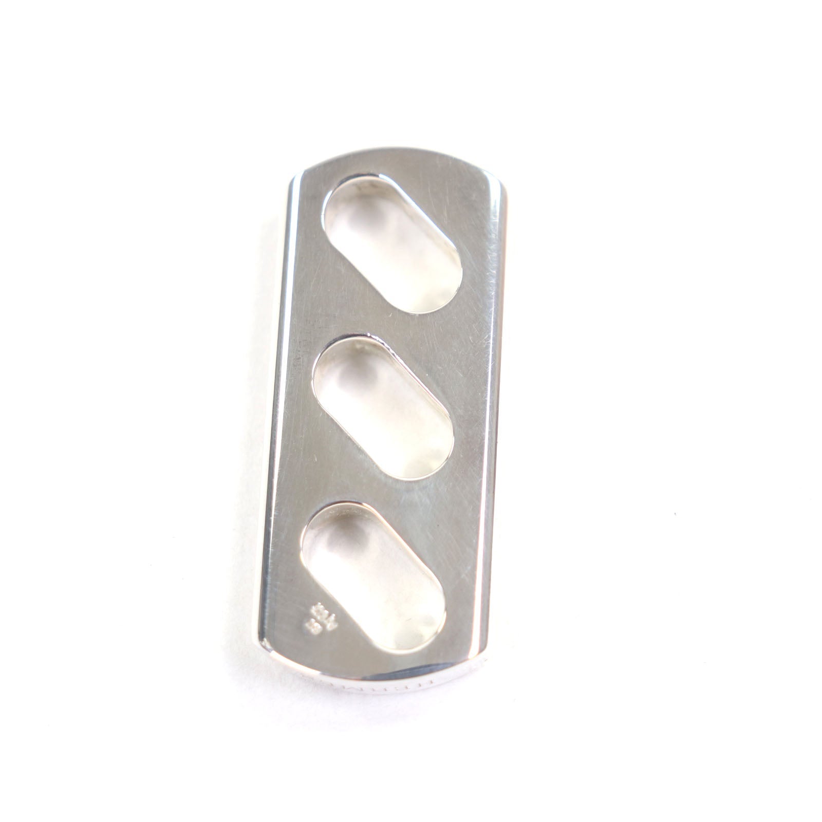 エルメス AG925 レザー キーリング