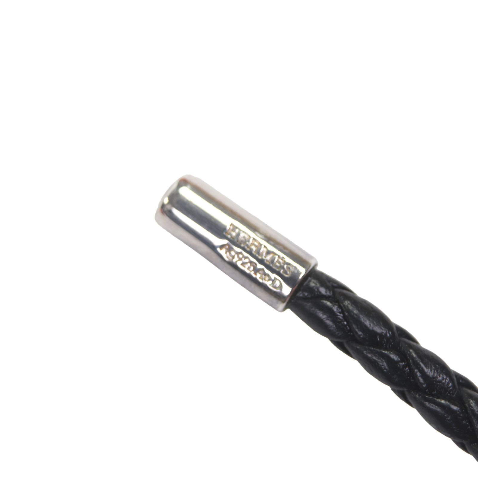 エルメス AG925 レザー キーリング