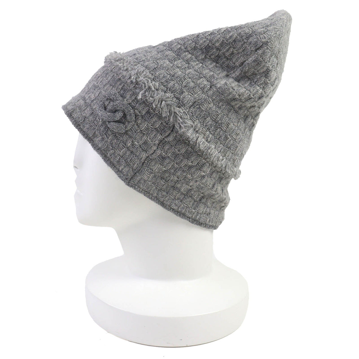シャネル ココマーク カシミヤ ニットキャップ