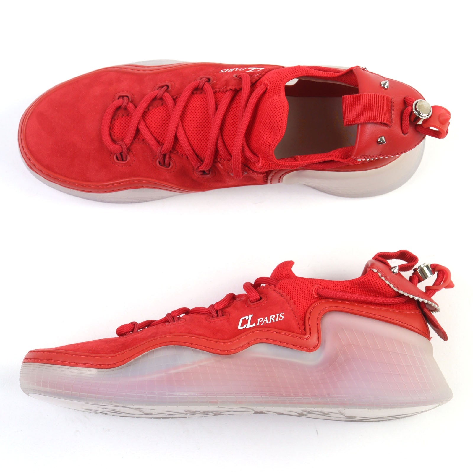 クリスチャン ルブタン アルポアドール ロゴ ラバー スニーカー