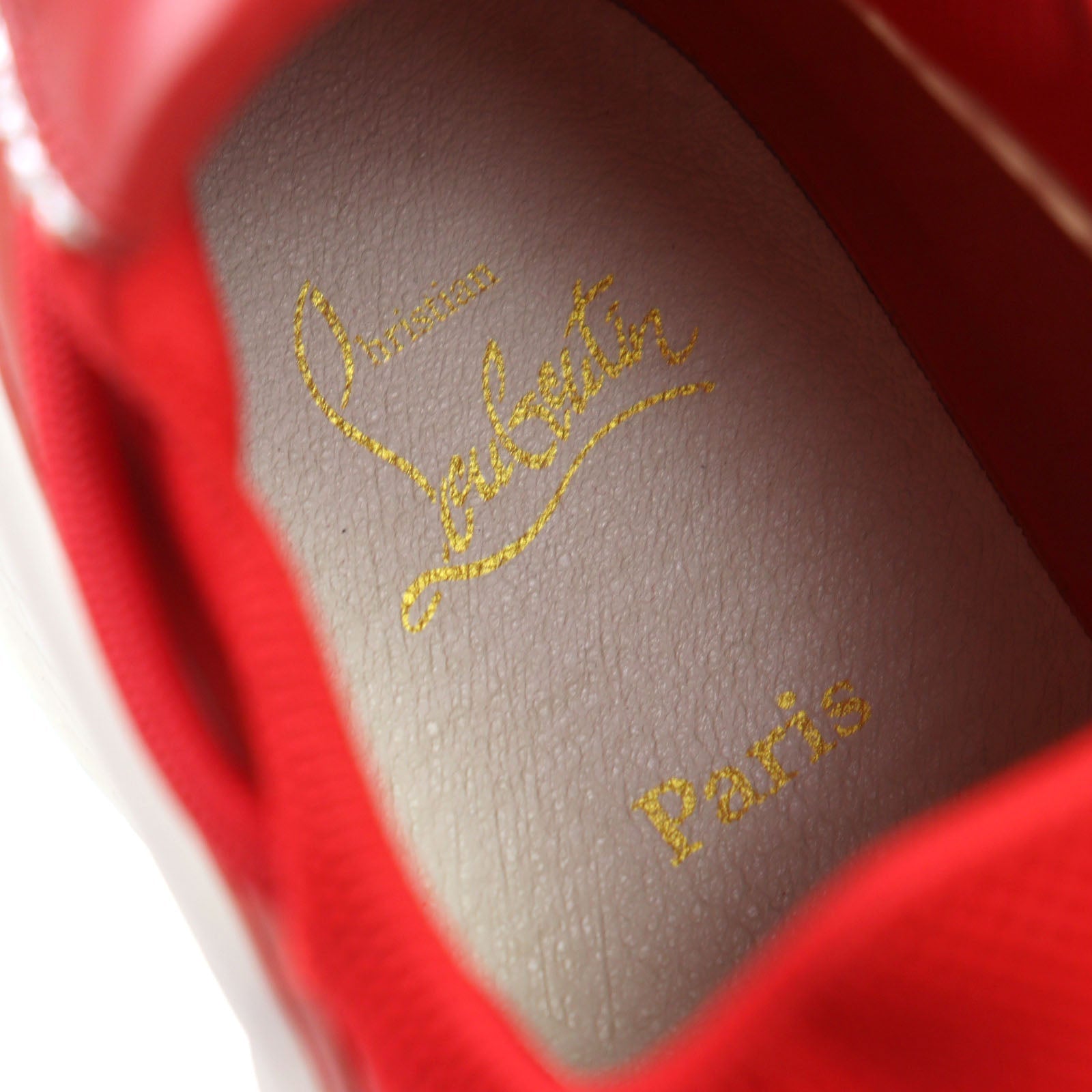 クリスチャン ルブタン アルポアドール ロゴ ラバー スニーカー