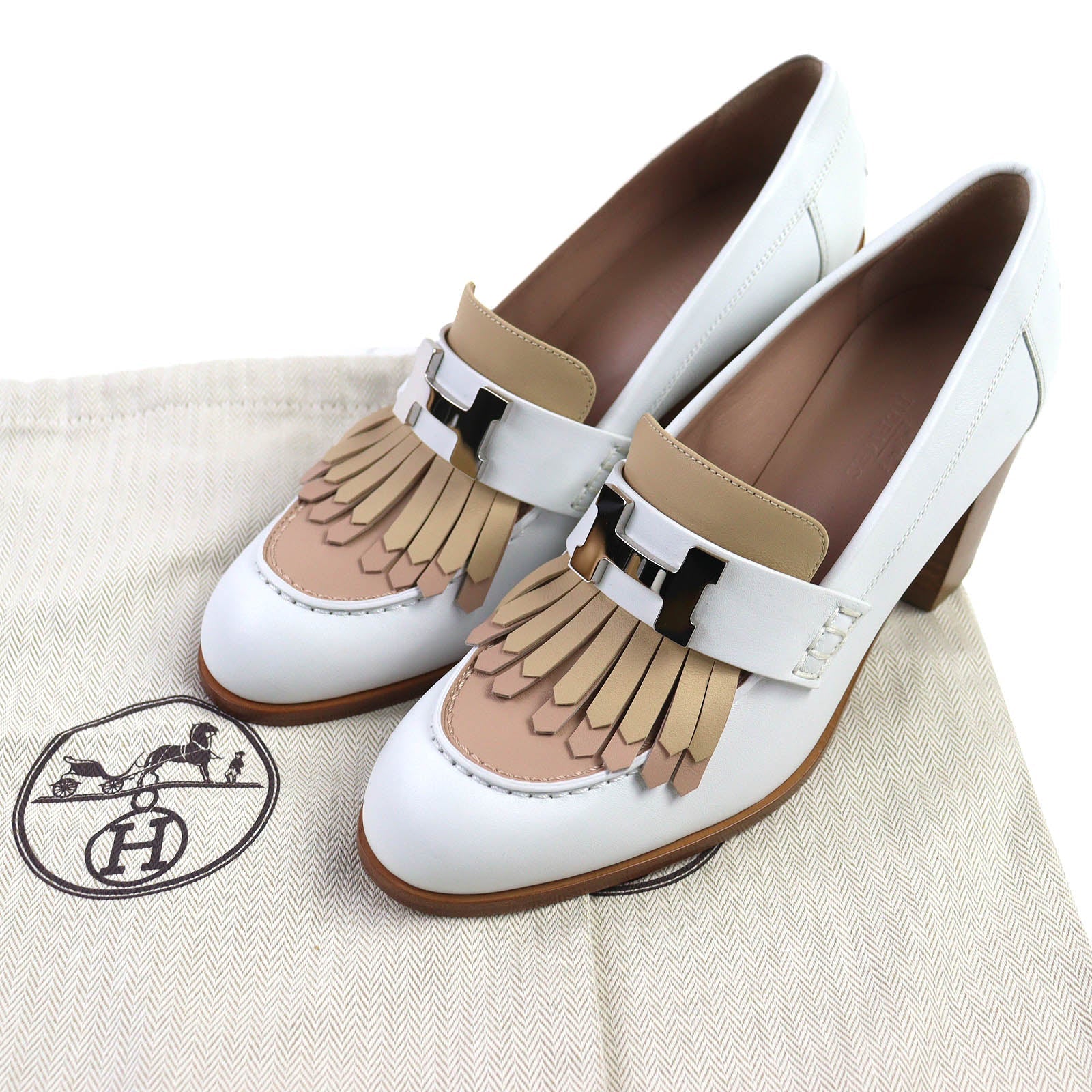 エルメス エリゼ レザー パンプス