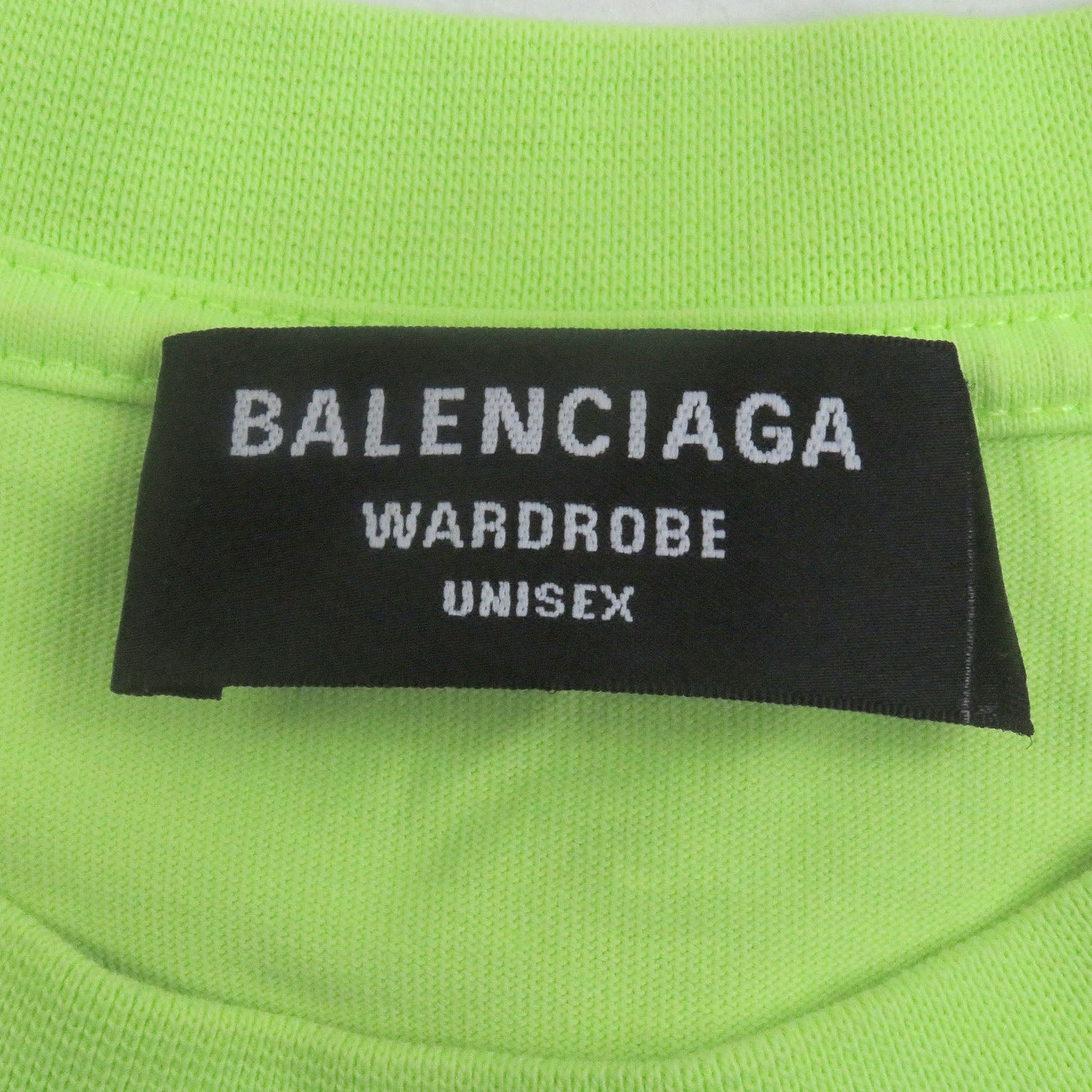 バレンシアガ WARDROBE BBロゴ刺繍 コットン Tシャツ