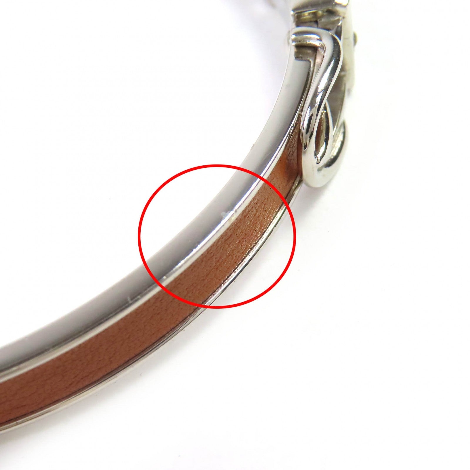 エルメス サントゥール ベルト モチーフ バングル ブレスレット