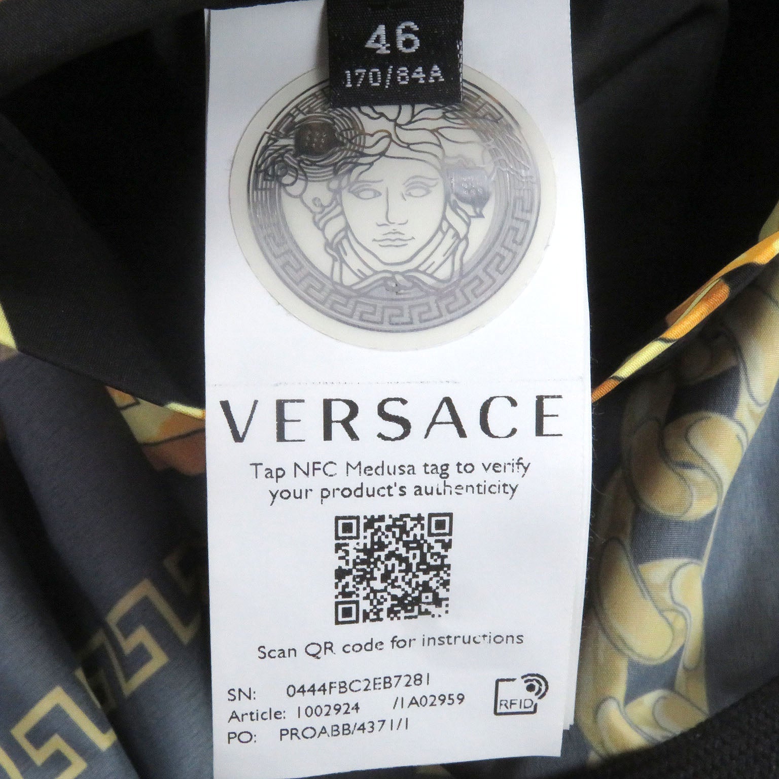 ヴェルサーチ メデューサ チェーン ブルゾン ジャケット