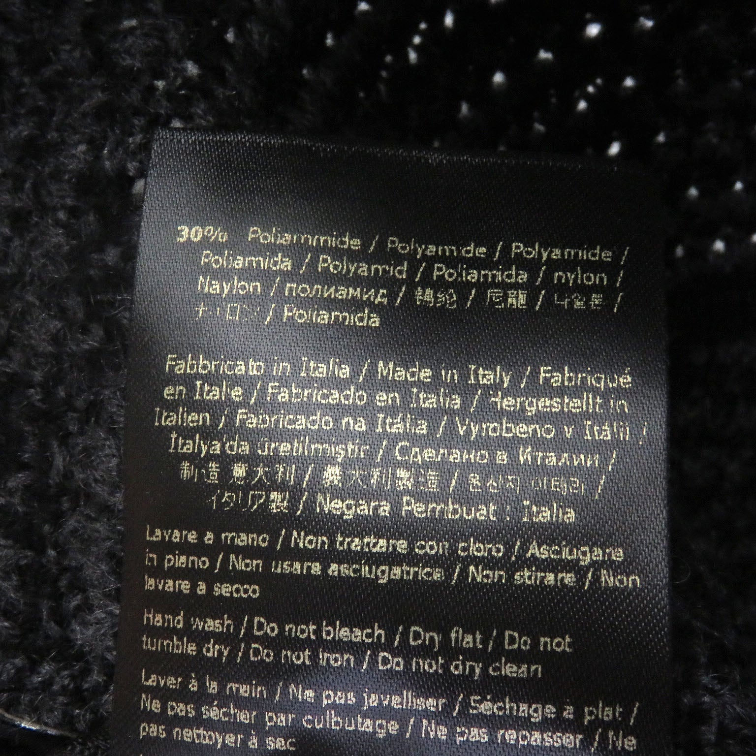 フェンディ ズッカ FF ロゴ ニット バケット ハット