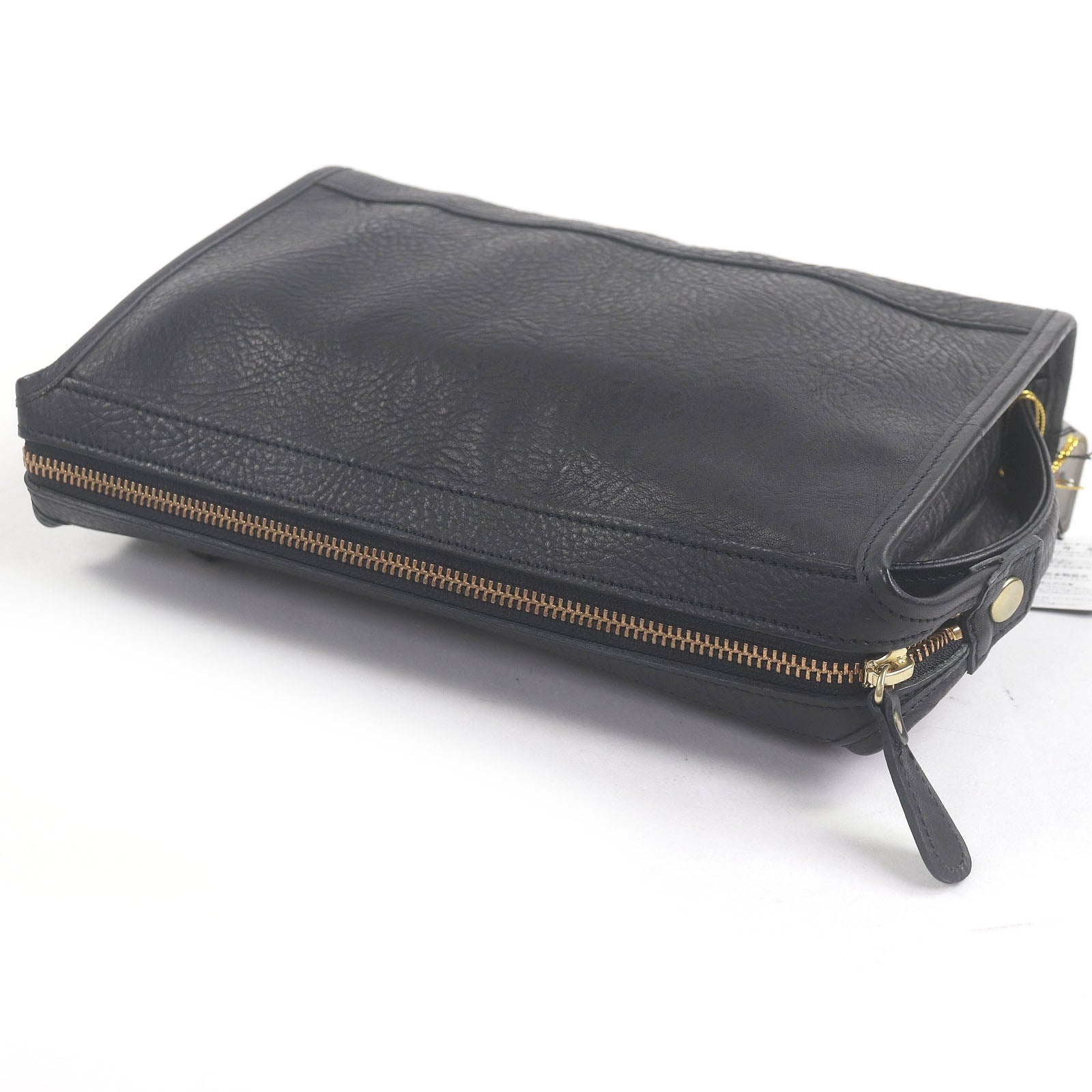 ポーター ヘリテージ ポーチ シュリンク レザー クラッチ バッグ