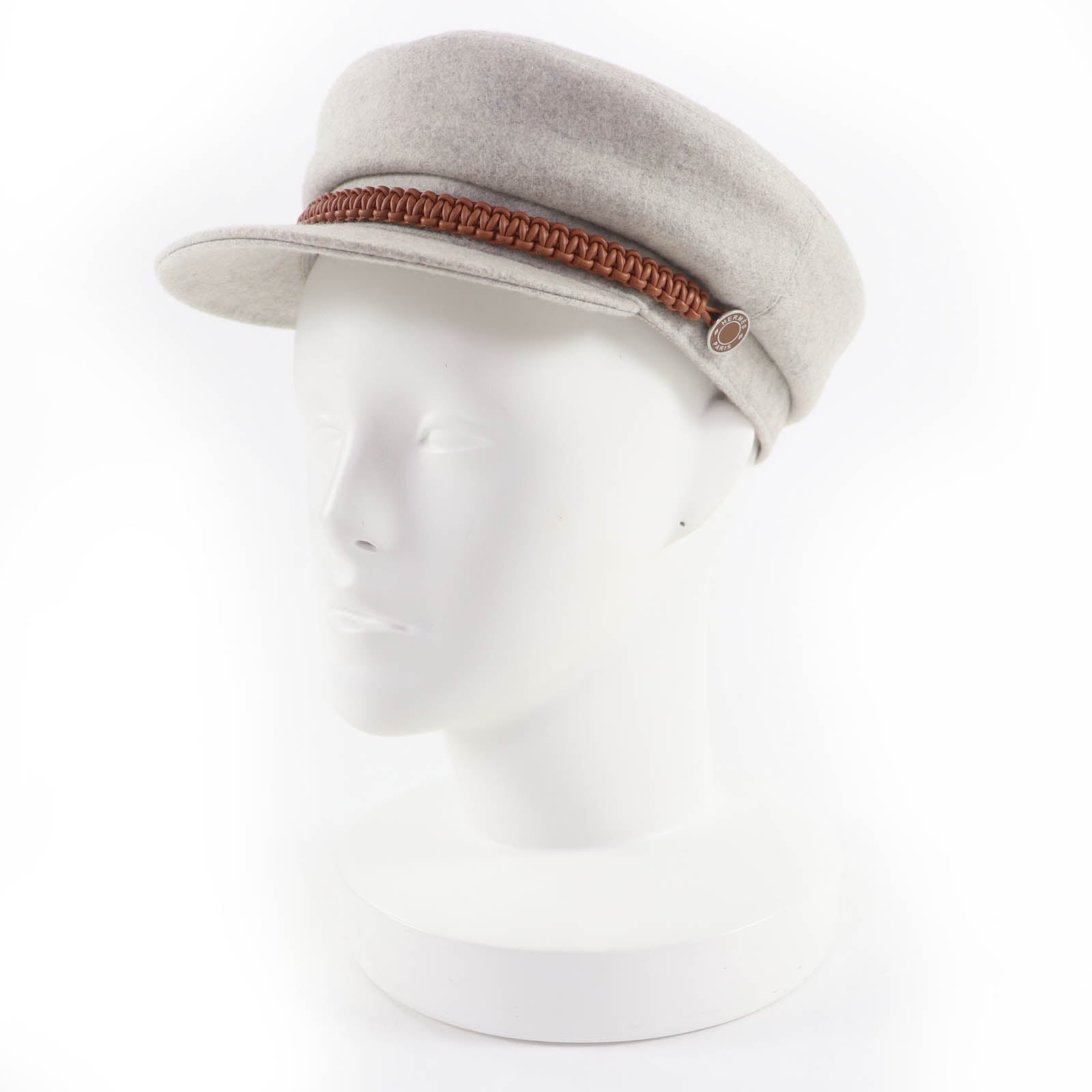 エルメス カスケットドーヴィル セリエメタル カシミヤキャップ57