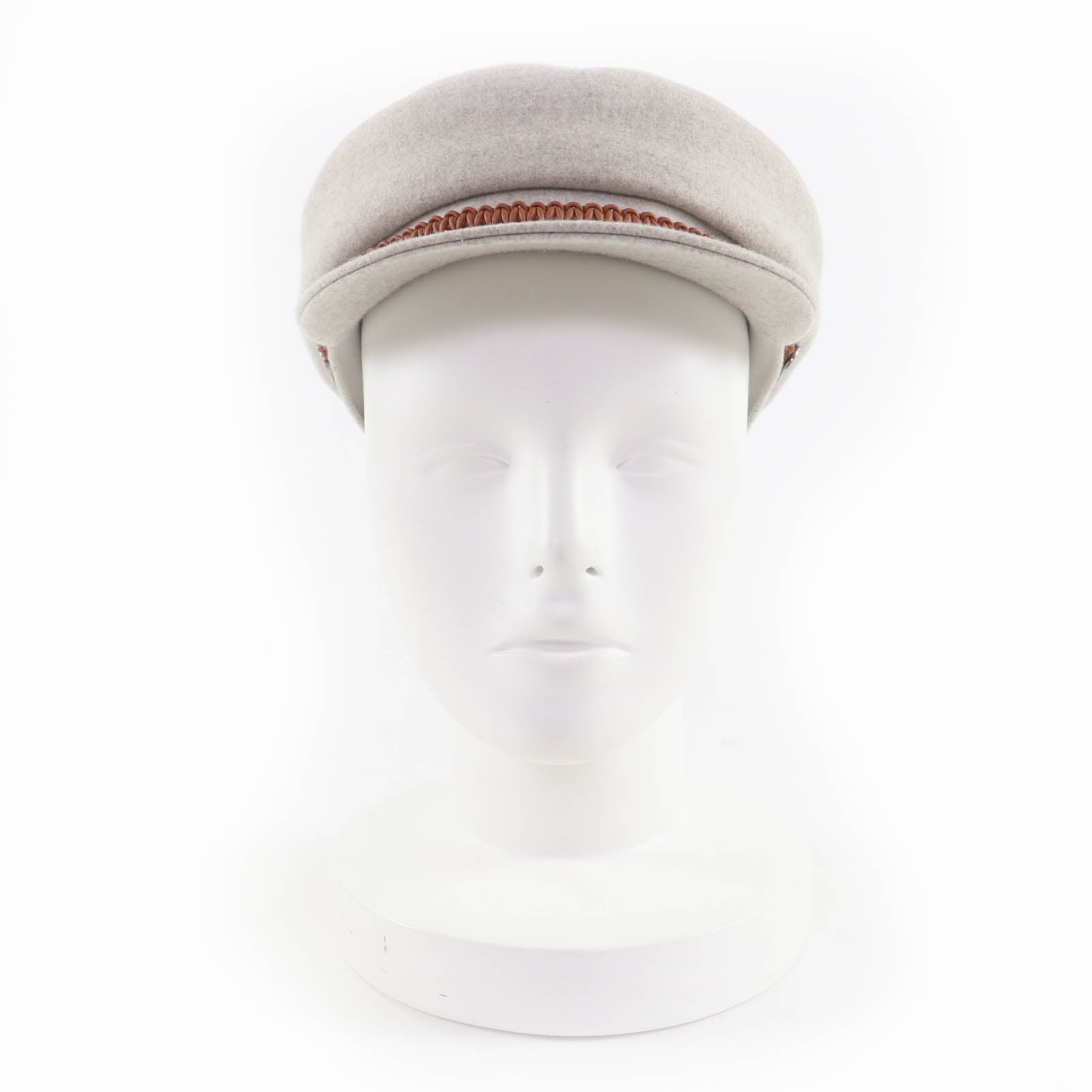 エルメス カスケットドーヴィル セリエメタル カシミヤキャップ57
