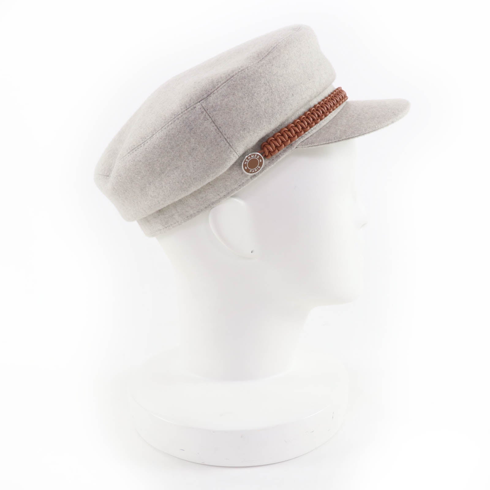 エルメス カスケットドーヴィル セリエメタル カシミヤキャップ57