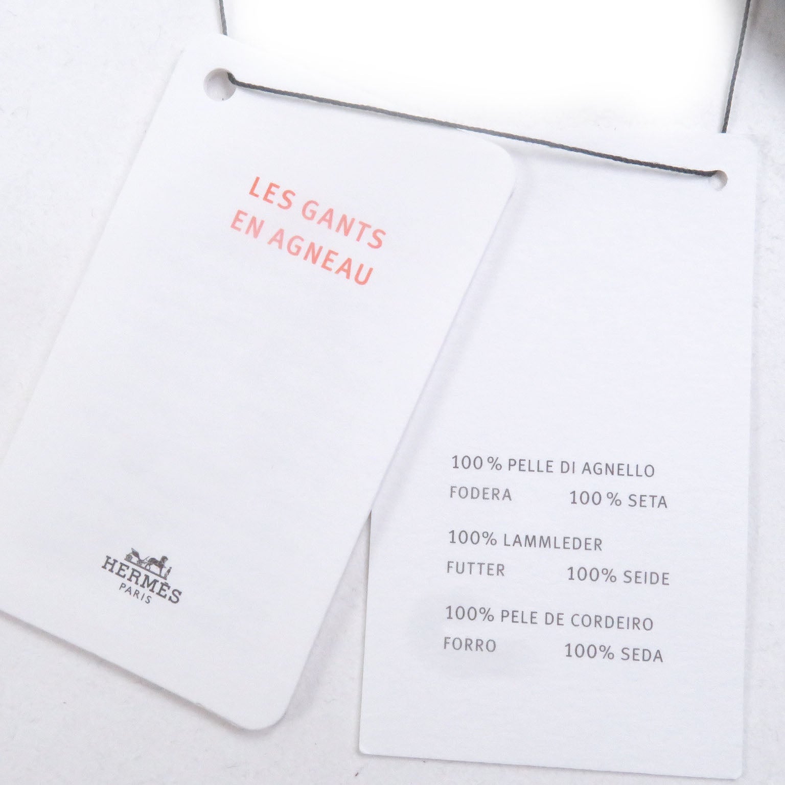 エルメス ラムスキン グローブ