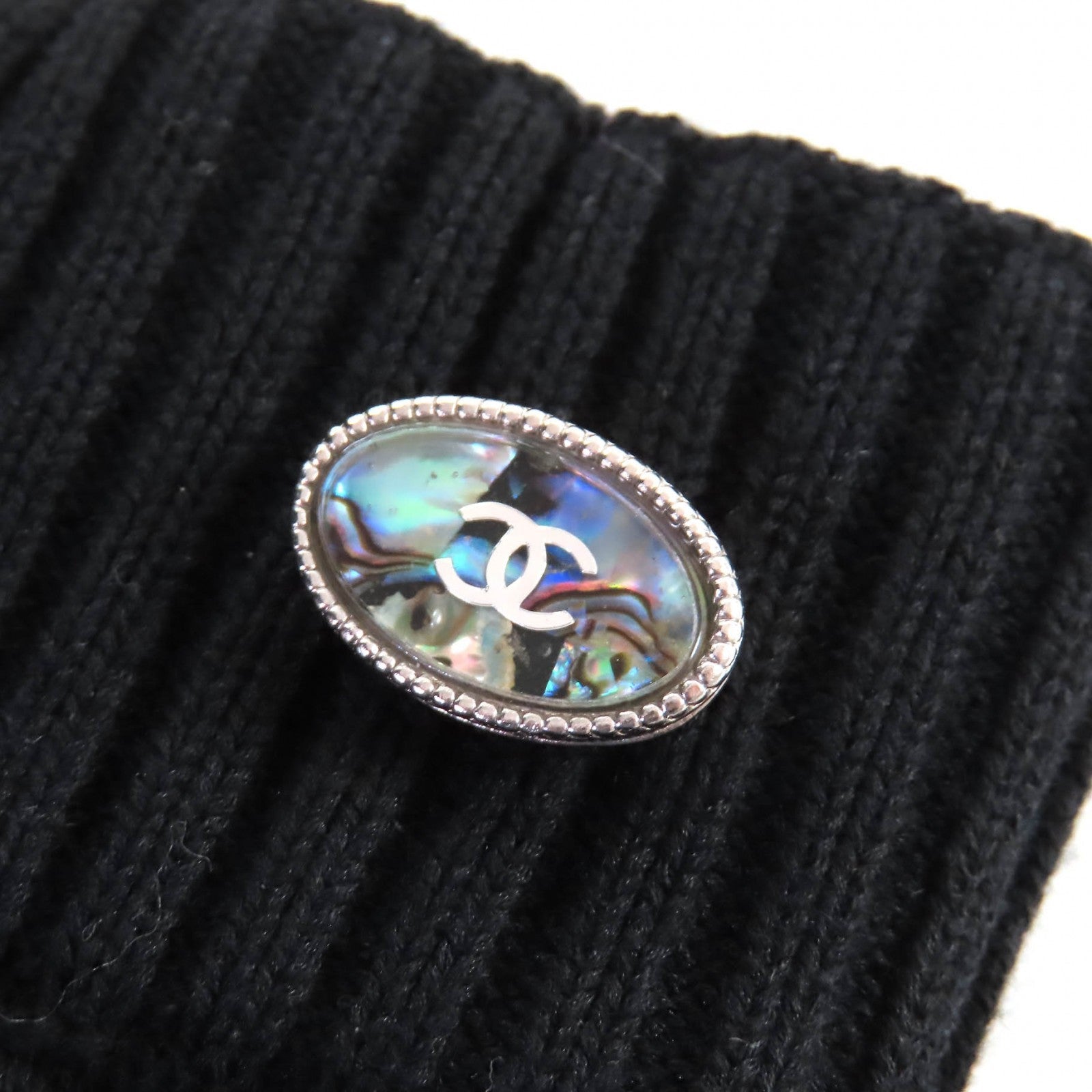 シャネル COCO マーク ワン ポイント フリル スカート