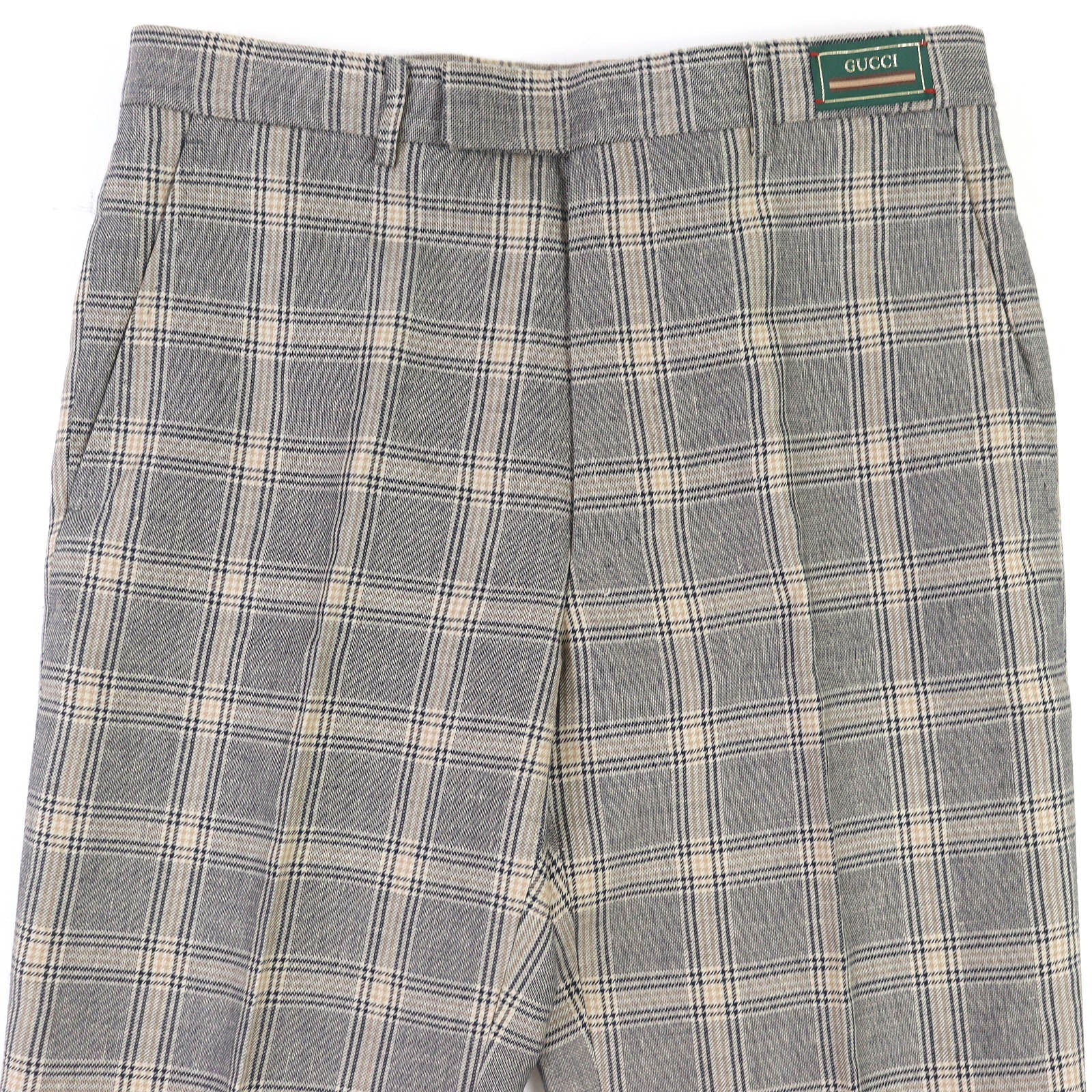 グッチ グレンチェックパンツ