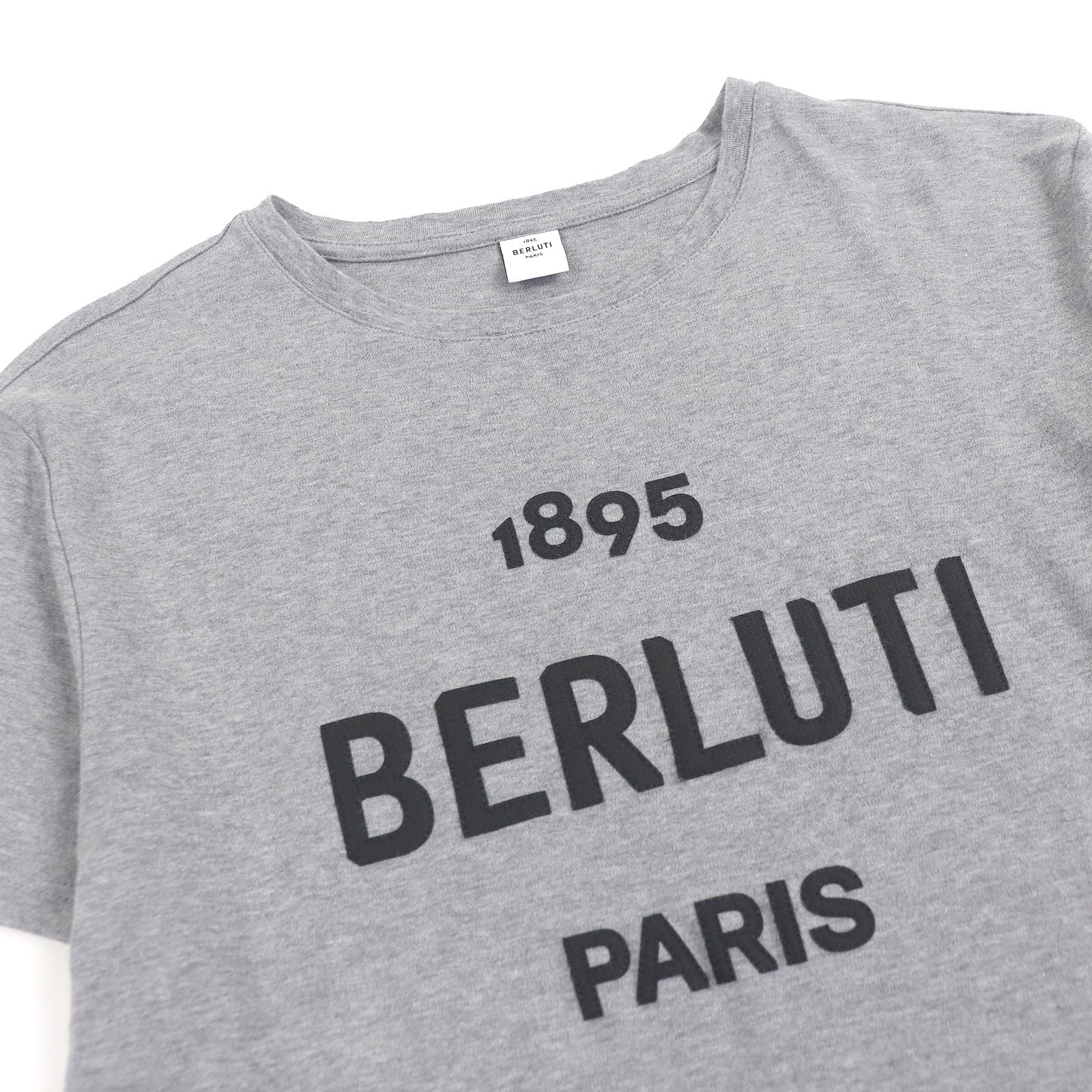 ベルルッティ ロゴパッチクルーネックTシャツ コットン Tシャツ