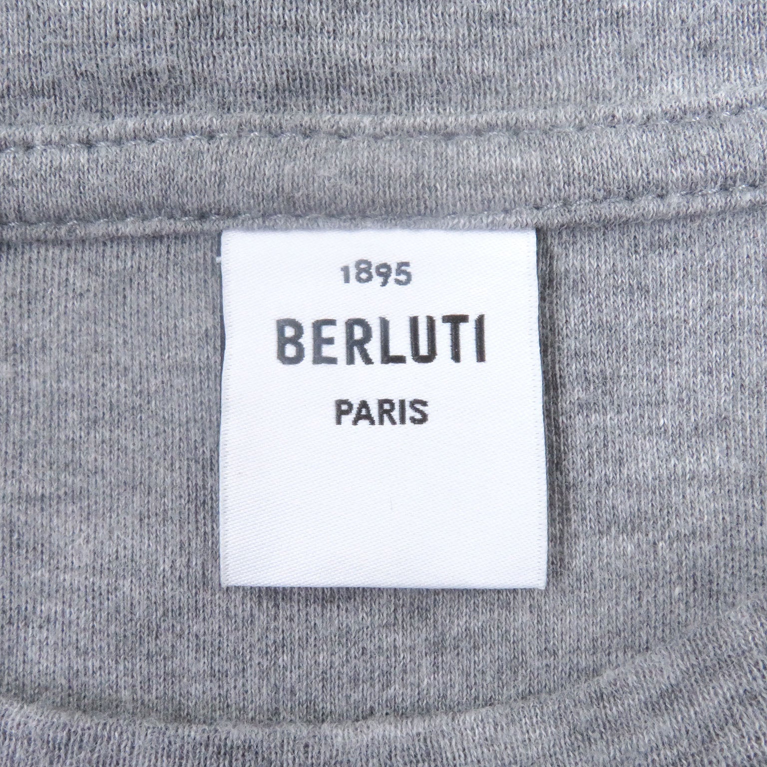 ベルルッティ ロゴパッチクルーネックTシャツ コットン Tシャツ