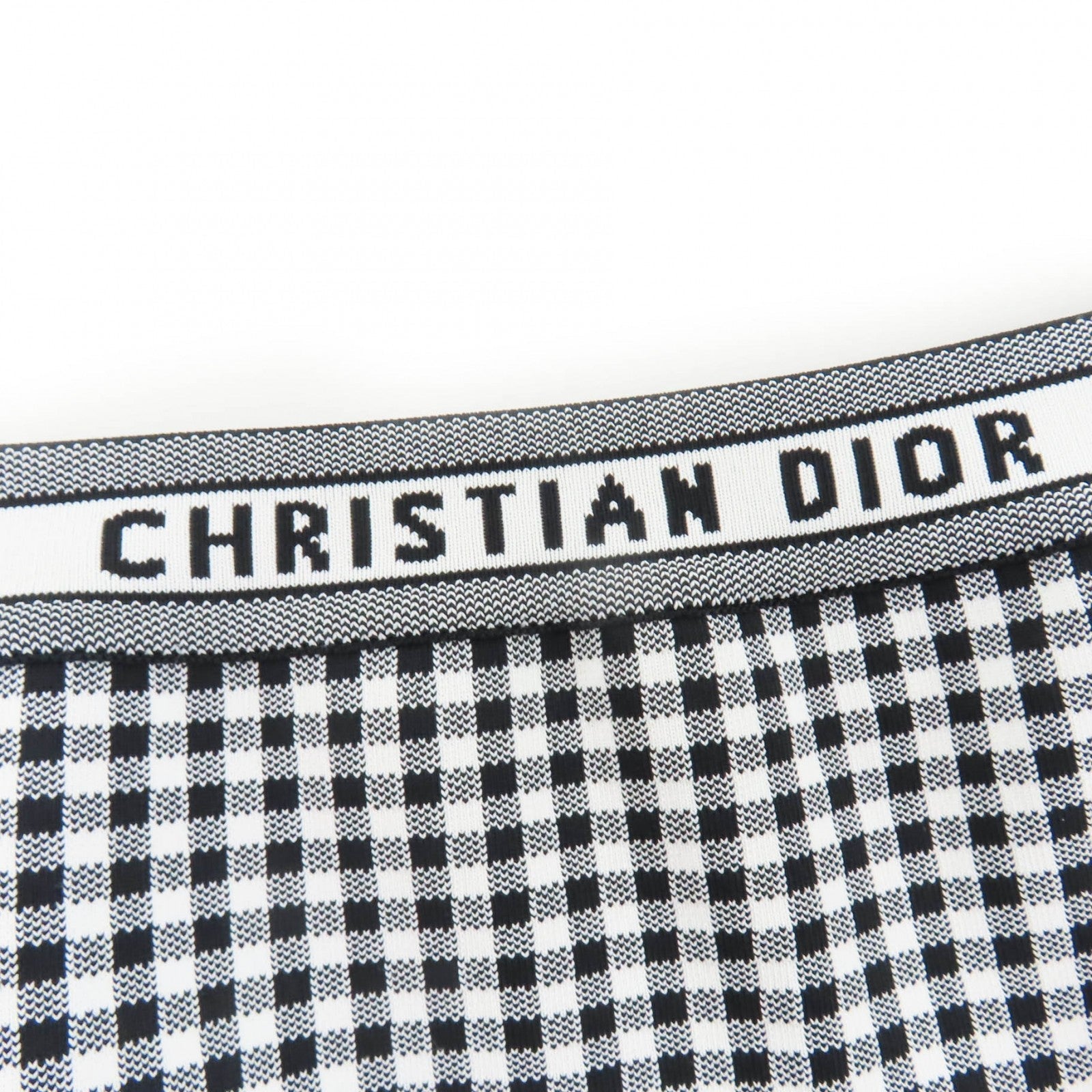 クリスチャンディオール Checkn Dior ギンガムチェックスカート