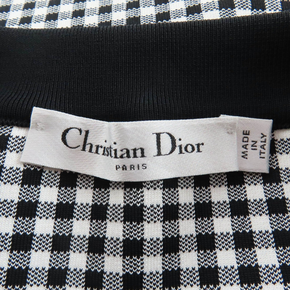 クリスチャンディオール Checkn Dior ギンガムチェックスカート