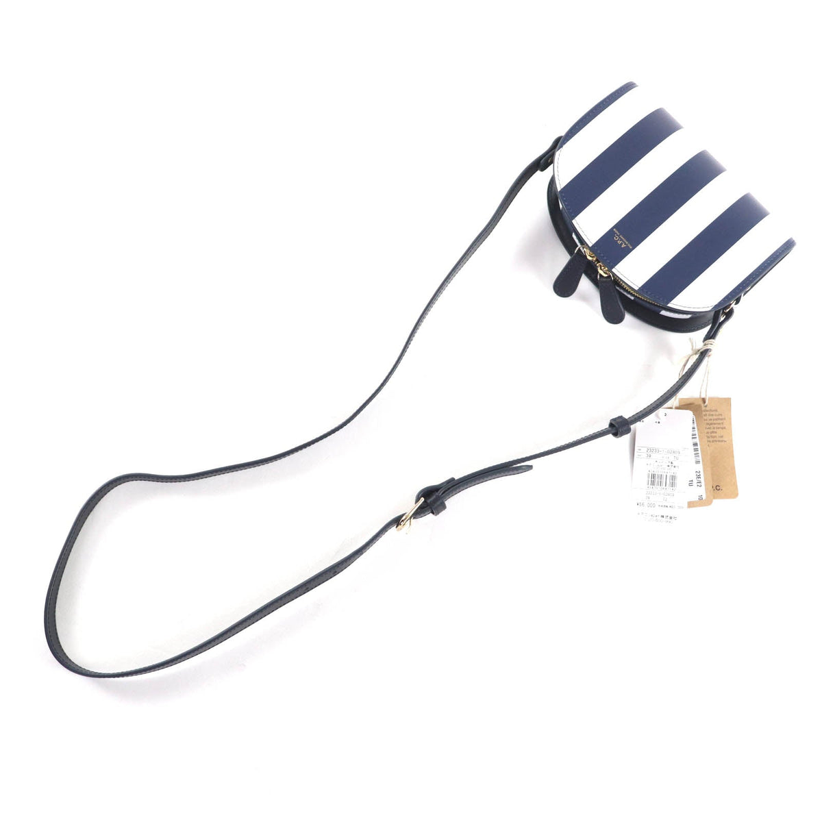 アーペーセー sac demi-lune レザー ショルダーバッグ