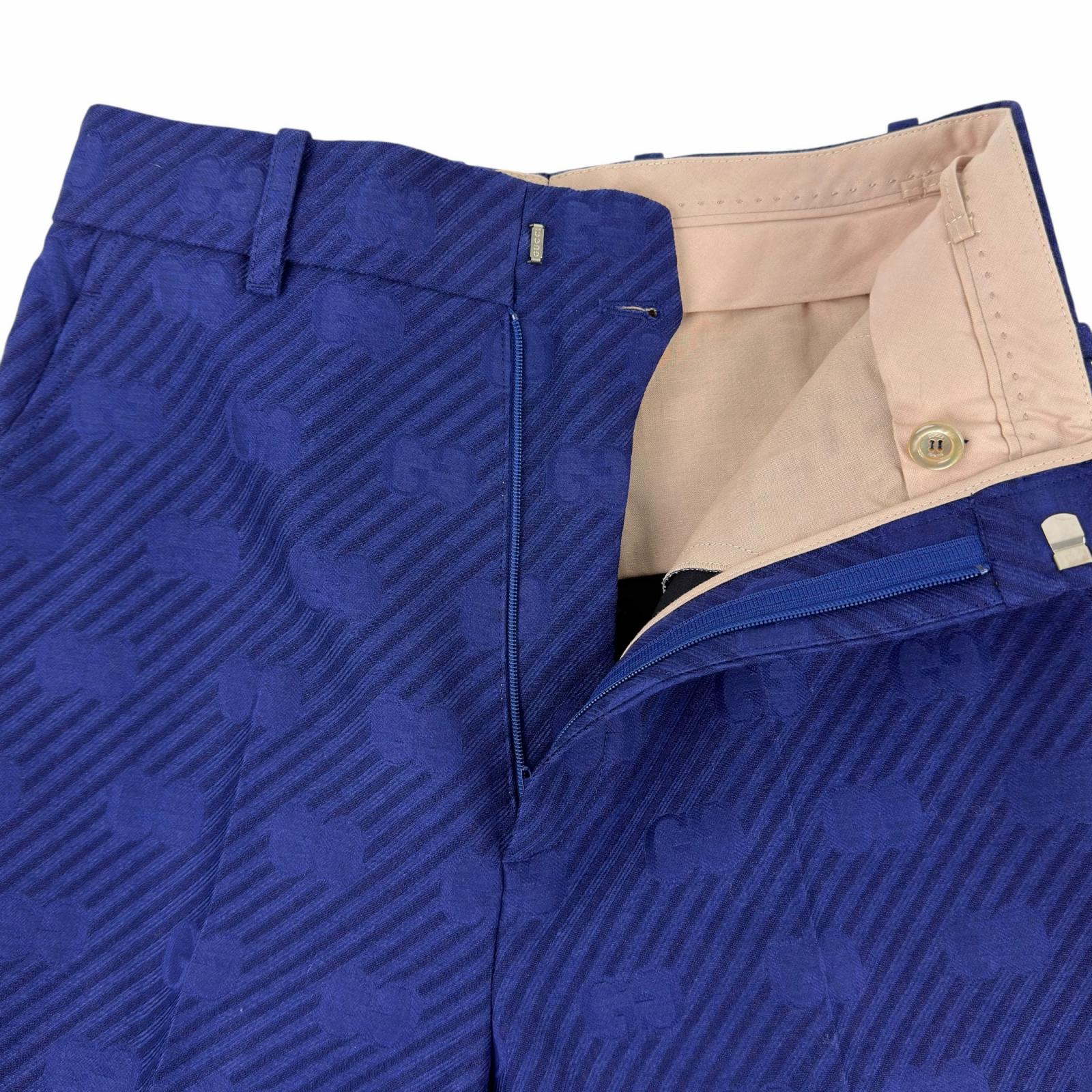 グッチ ウールシルクパンツ