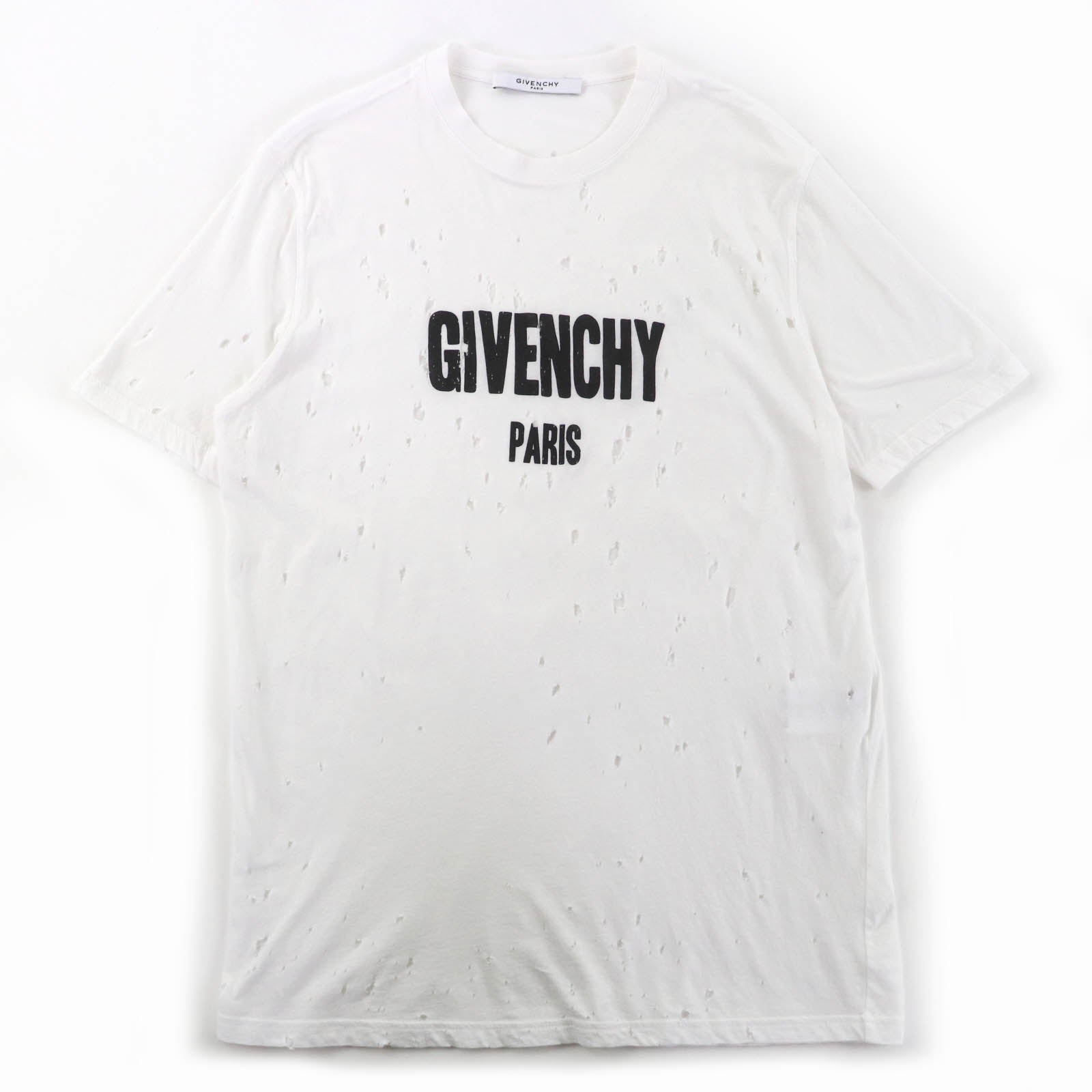 ジバンシィ Destroy Processing コットン Tシャツ