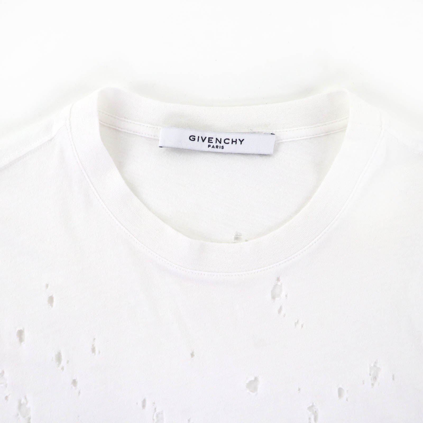 ジバンシィ Destroy Processing コットン Tシャツ