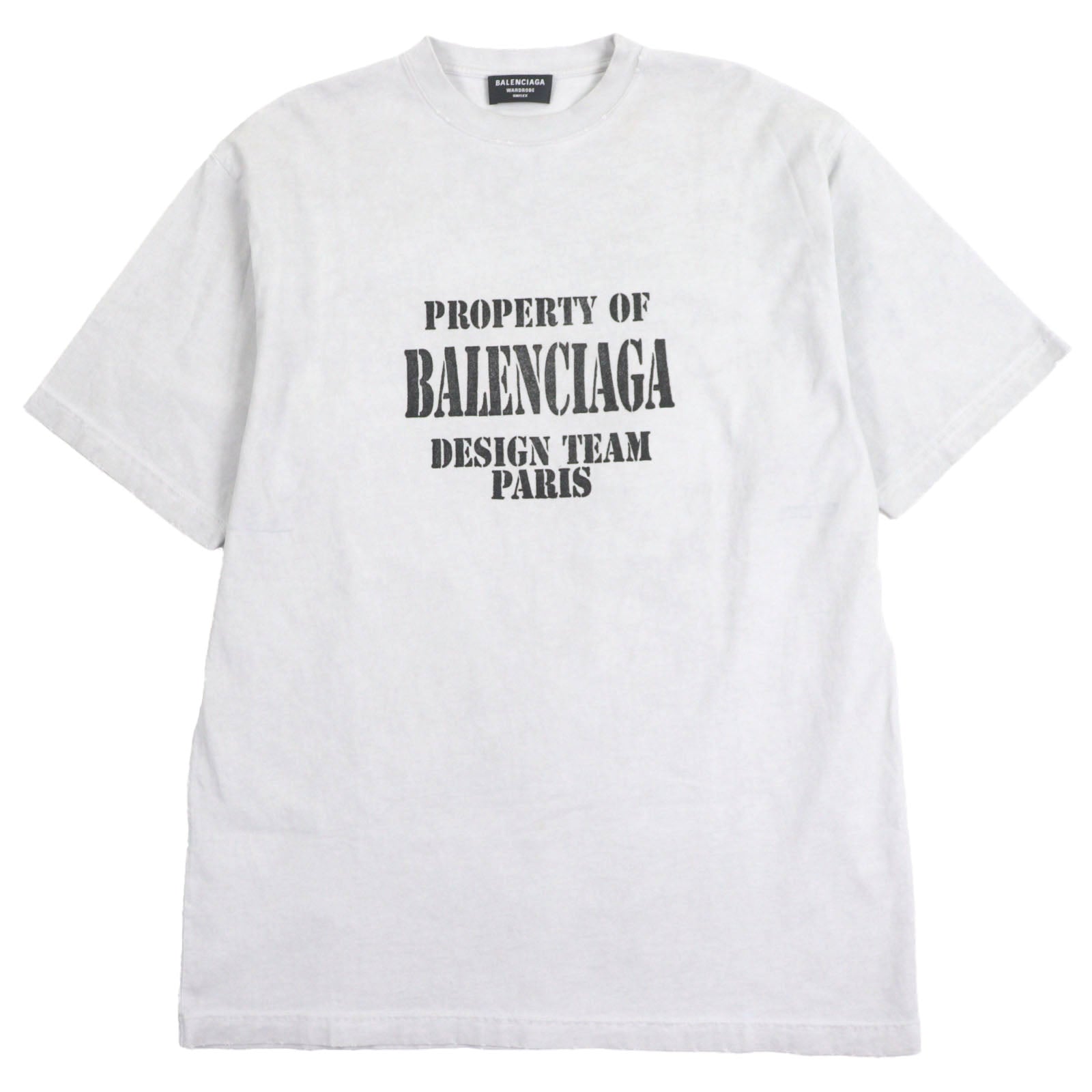 バレンシアガ PROPERTY OF BALENCIAGA DESIGN TEAM Paris Tシャツ