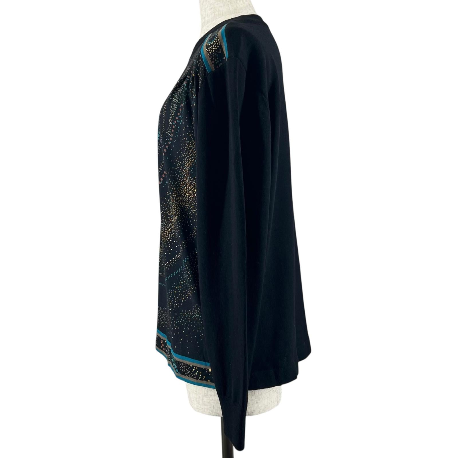 レオナールファッション ウールシルクニットプルオーバー