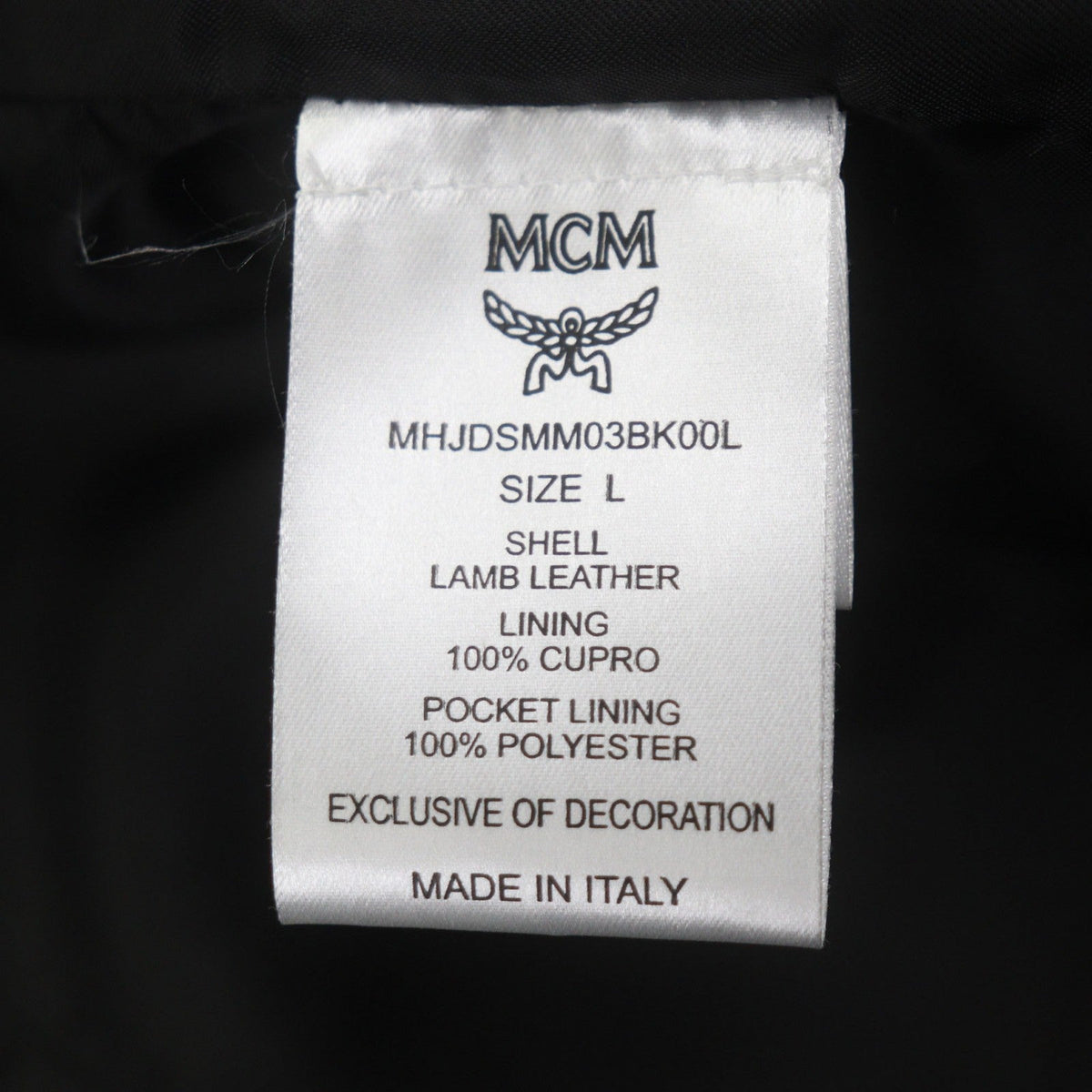 MCM ラムレザージャケット