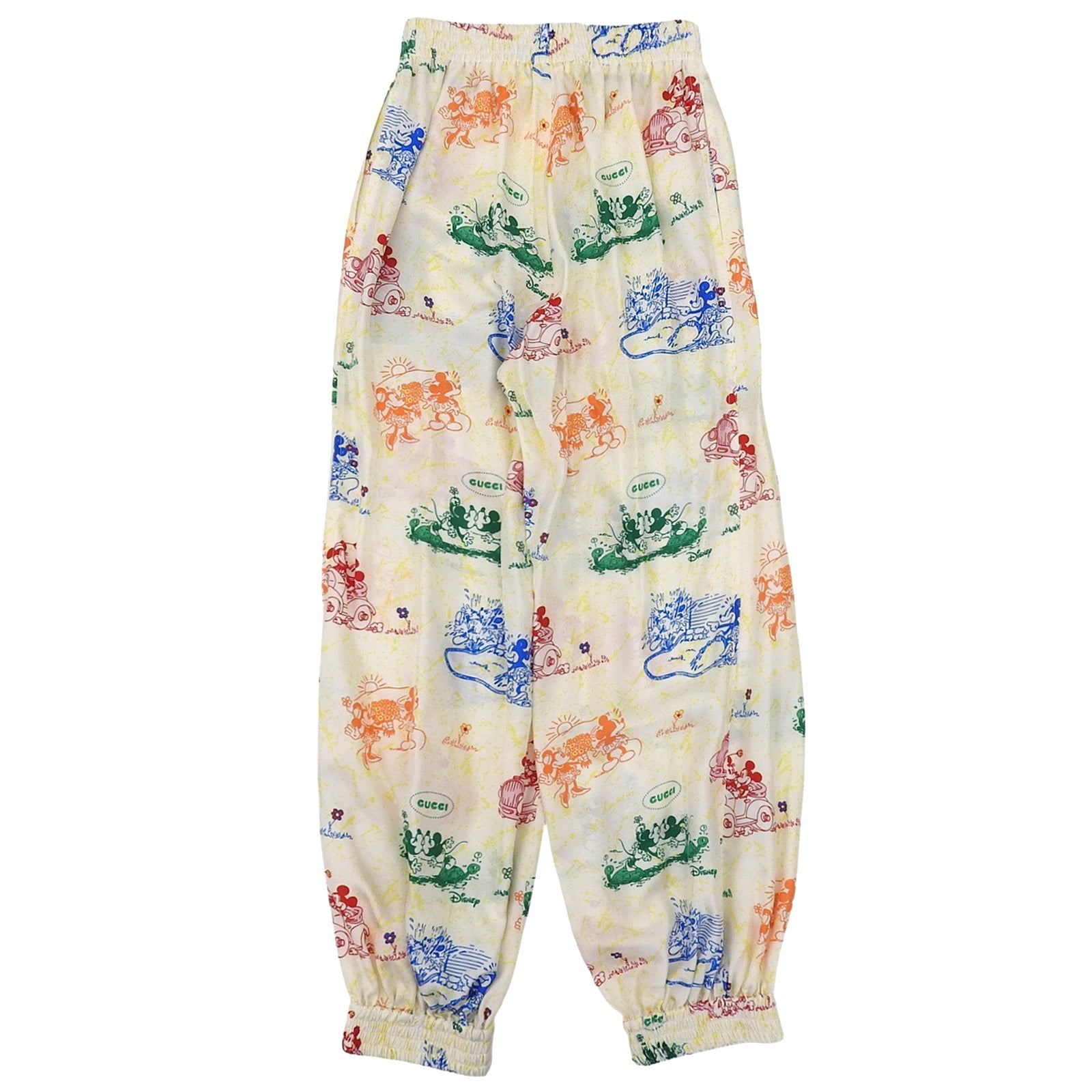 グッチディズニー シルクパンツ