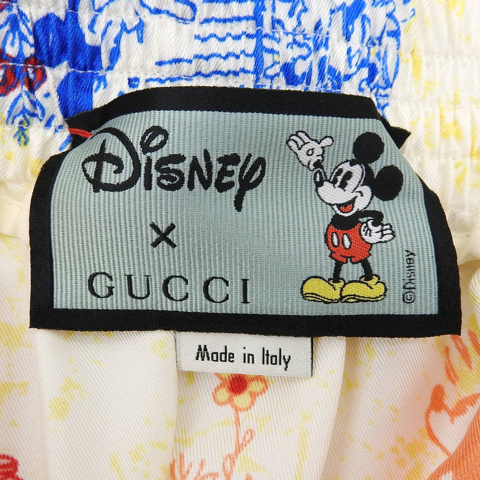 グッチディズニー シルクパンツ