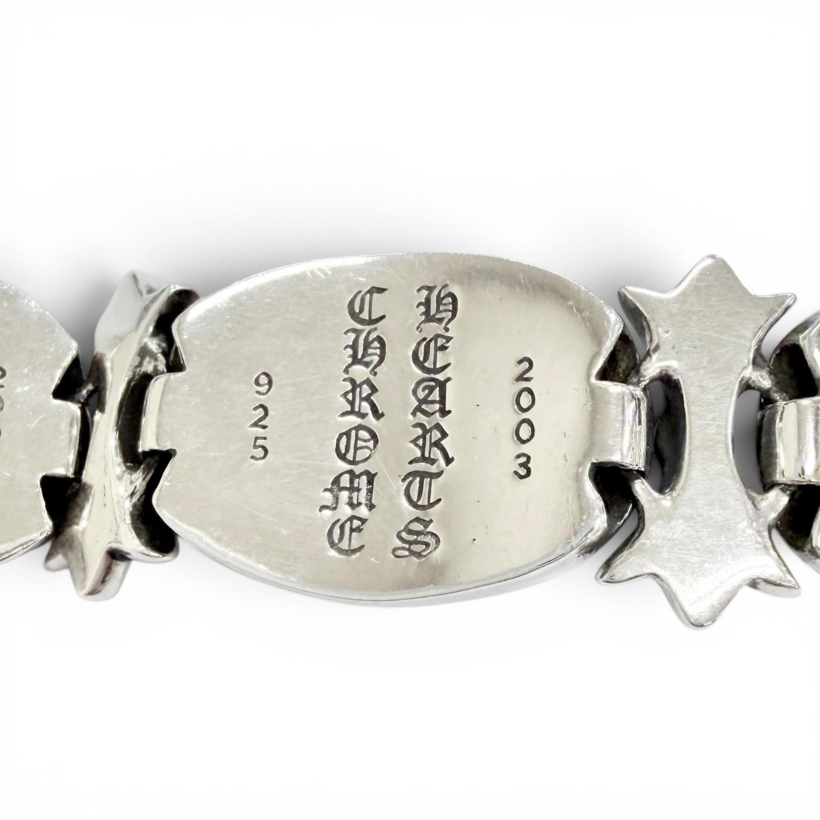 クロムハーツ TINY OVAL STAR シルバーブレスレット