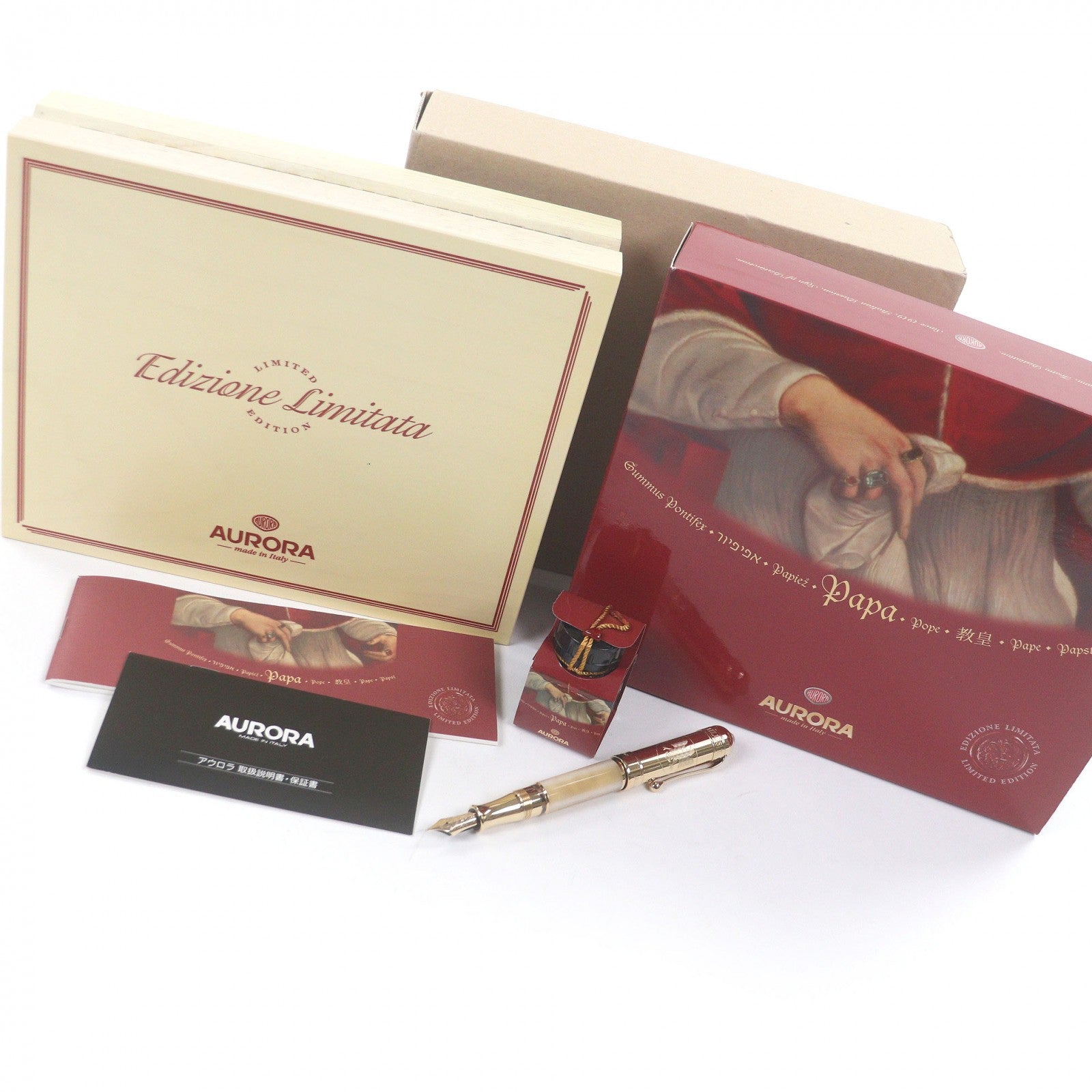 アウロラ Pope Limited Edition Au750 万年筆