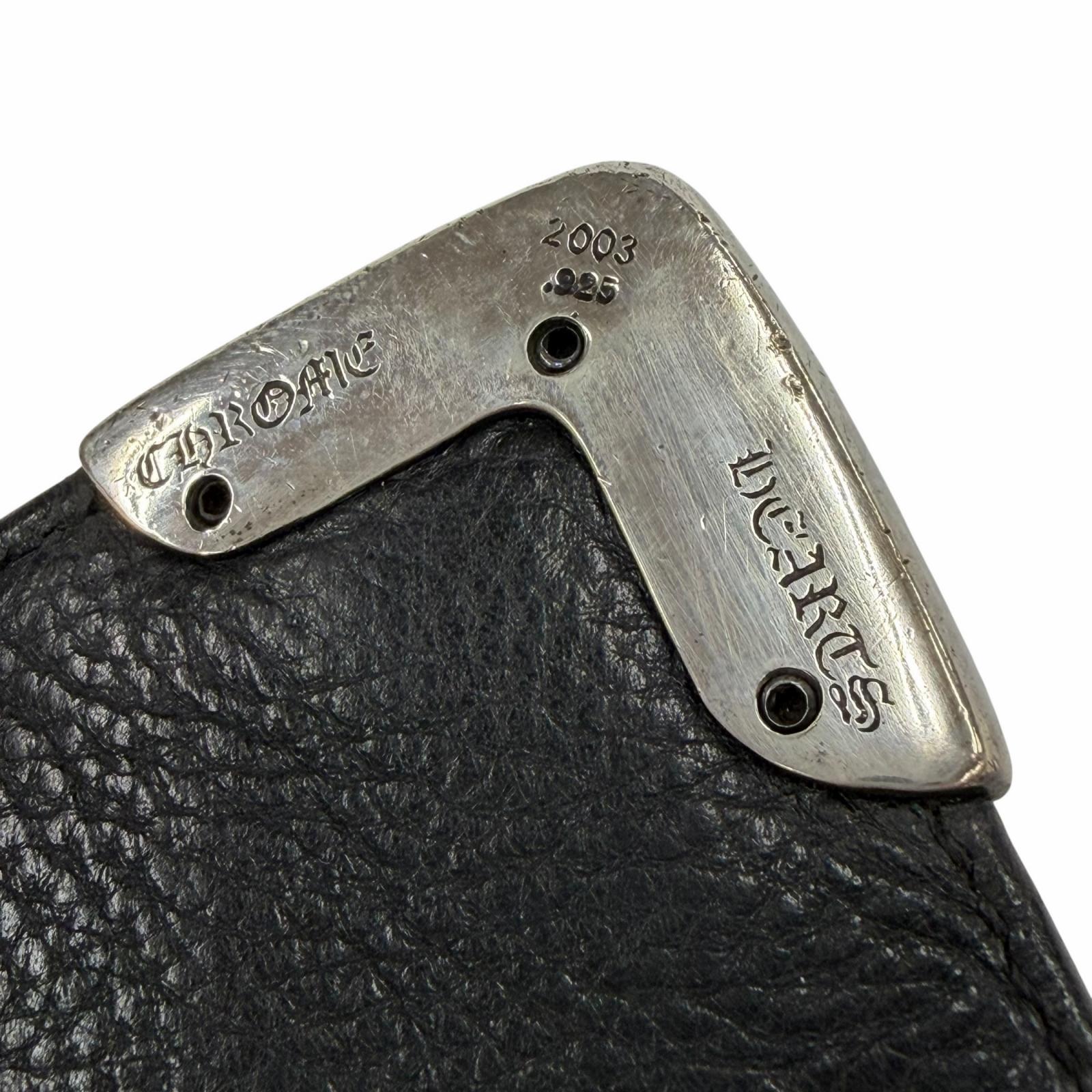 クロムハーツ レザー長財布